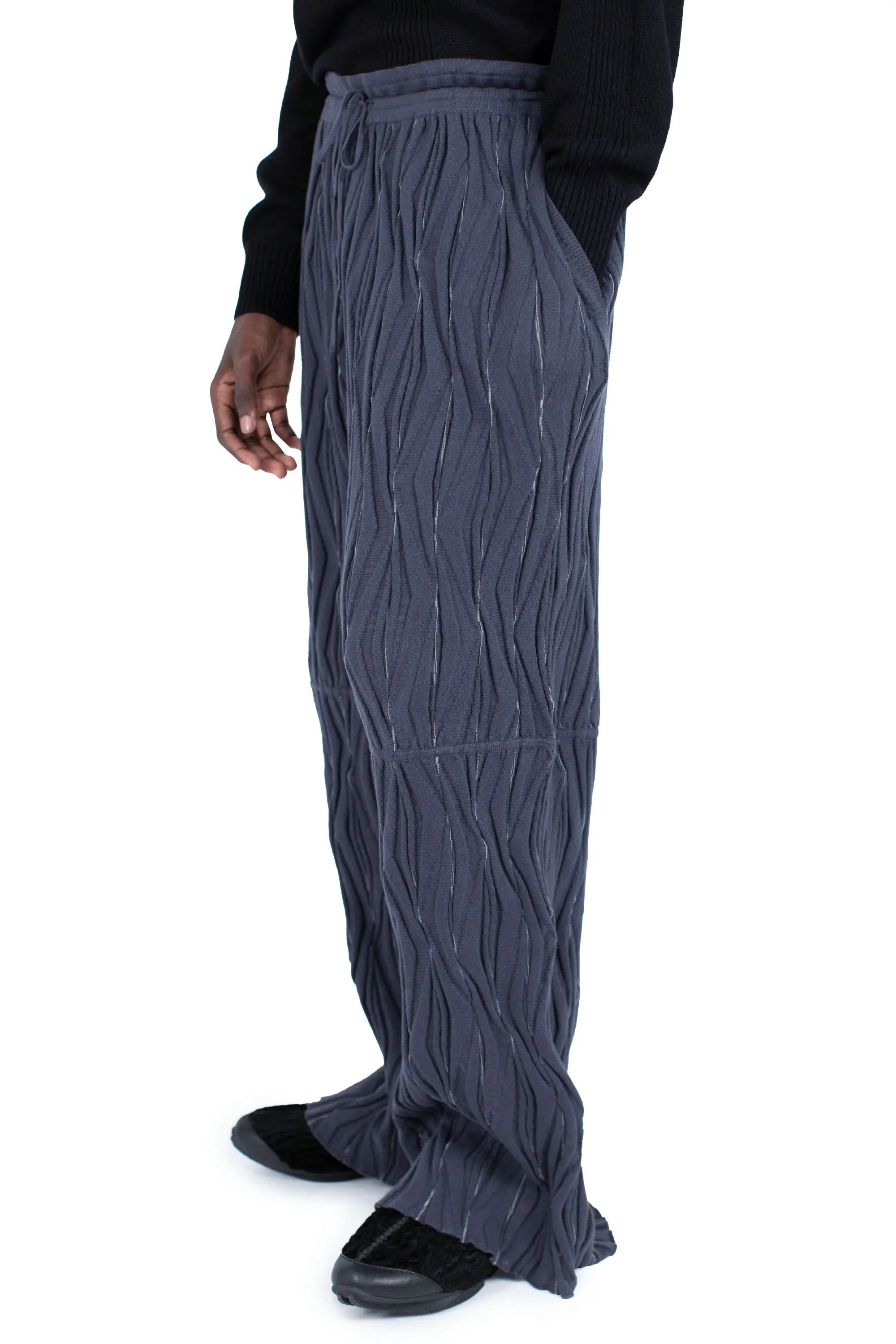 KIKO KOSTADINOV RADAY KNIT TROUSER - GREY/L GREY SWIRL