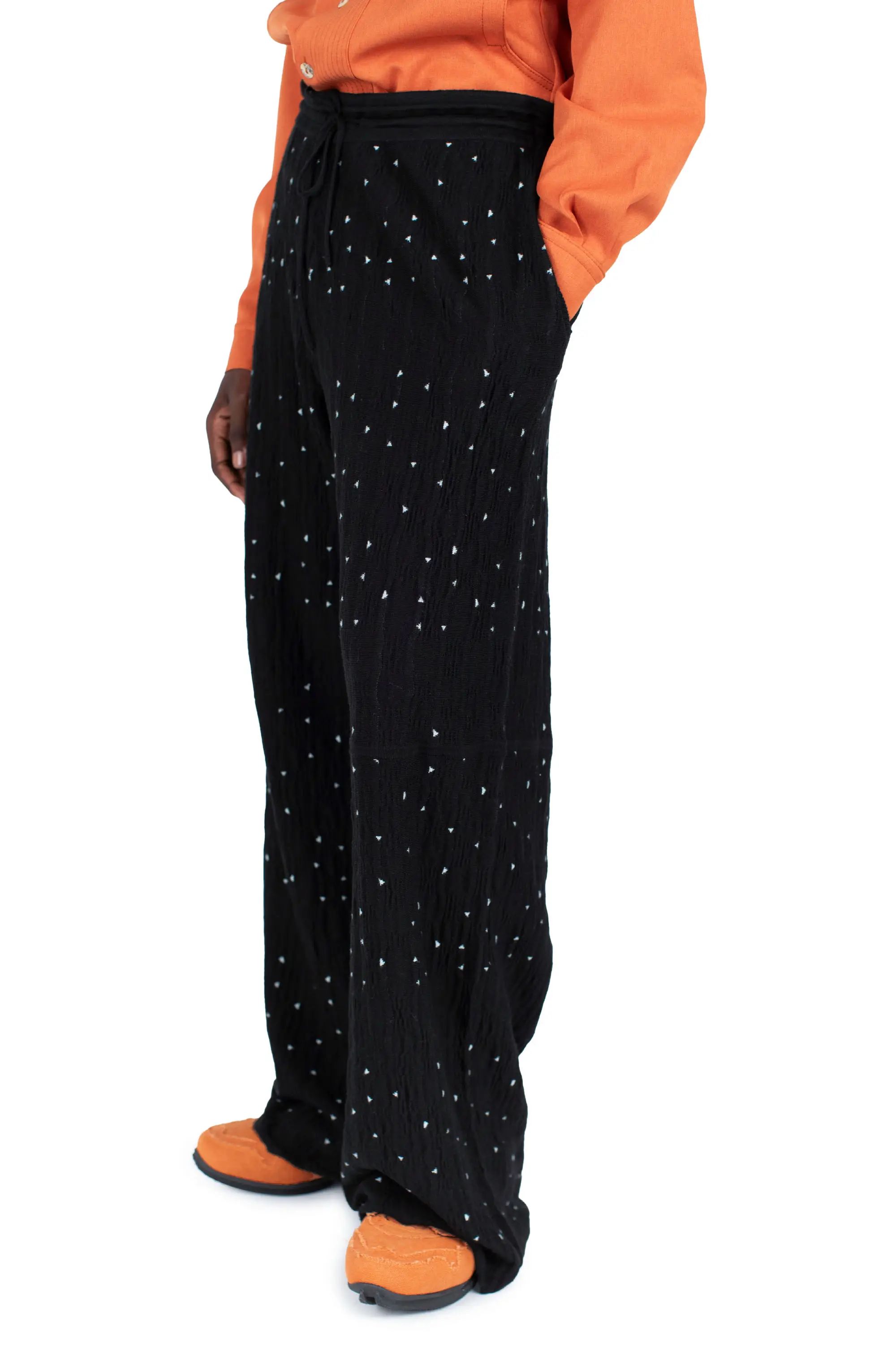 KIKO KOSTADINOV RADAY KNIT TROUSER - NIGHT SKY
