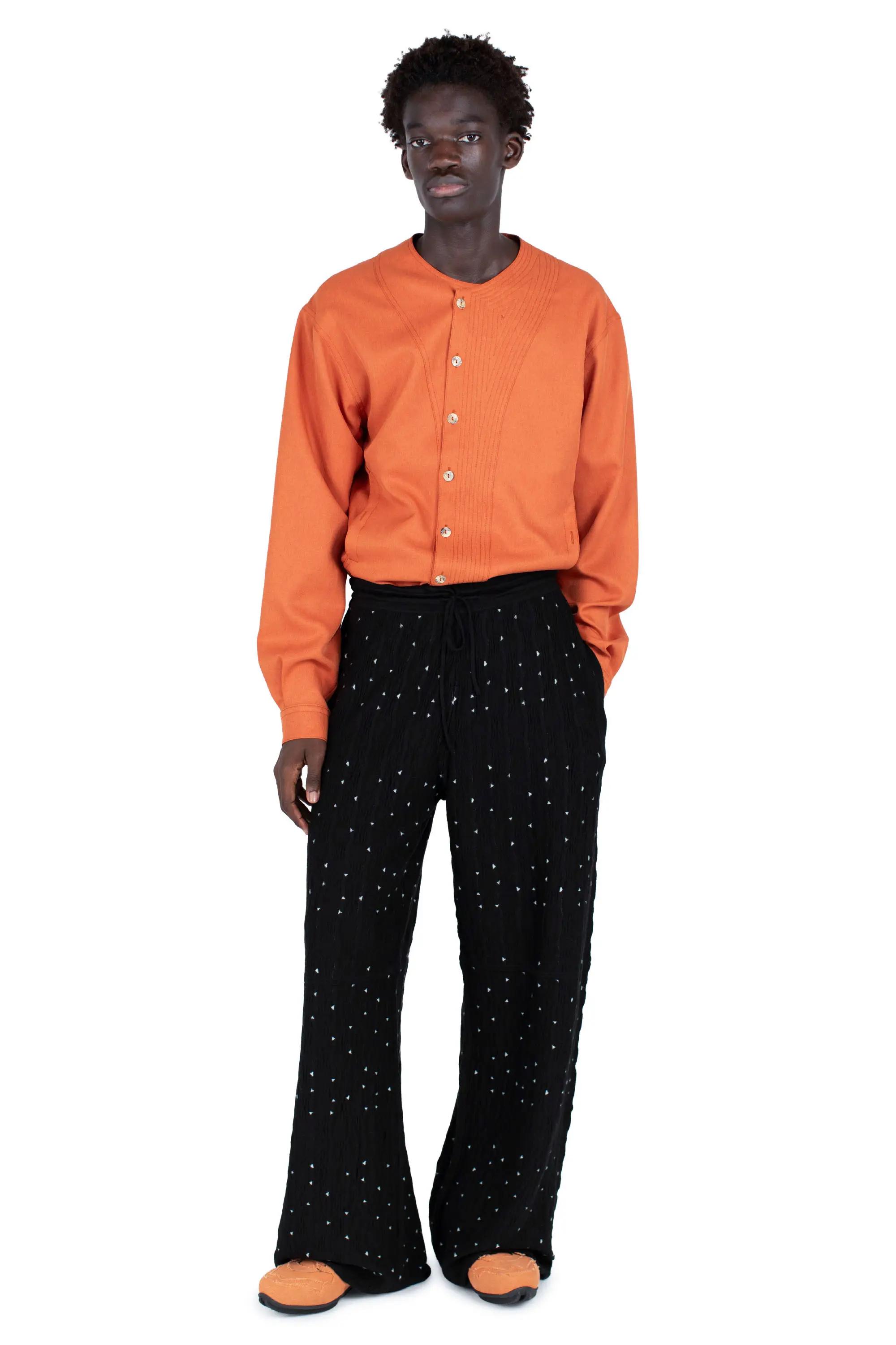 KIKO KOSTADINOV RADAY KNIT TROUSER - NIGHT SKY