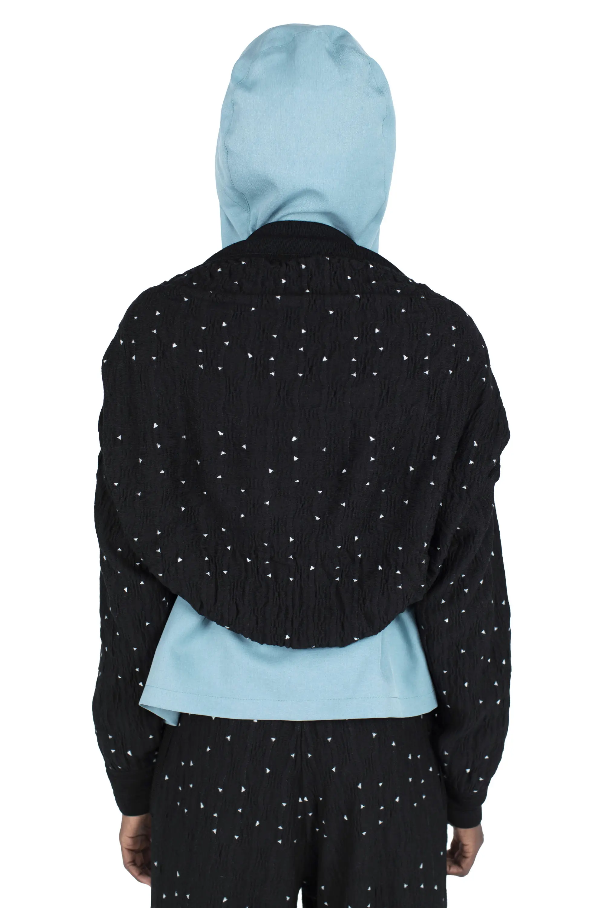 KIKO KOSTADINOV RADAY KNITTED BOLERO - NIGHT SKY