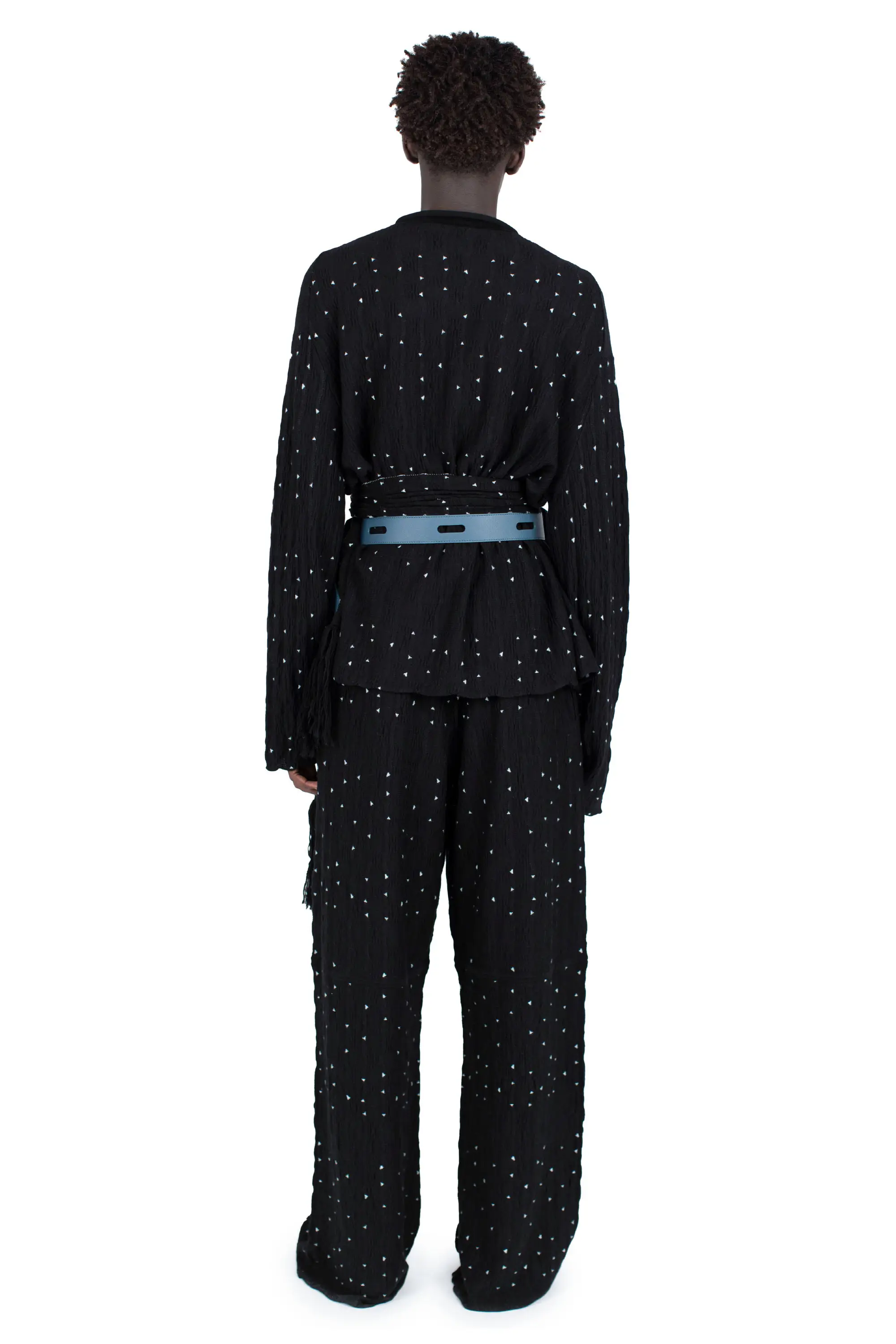 KIKO KOSTADINOV RADAY KNITTED JACKET - NIGHT SKY