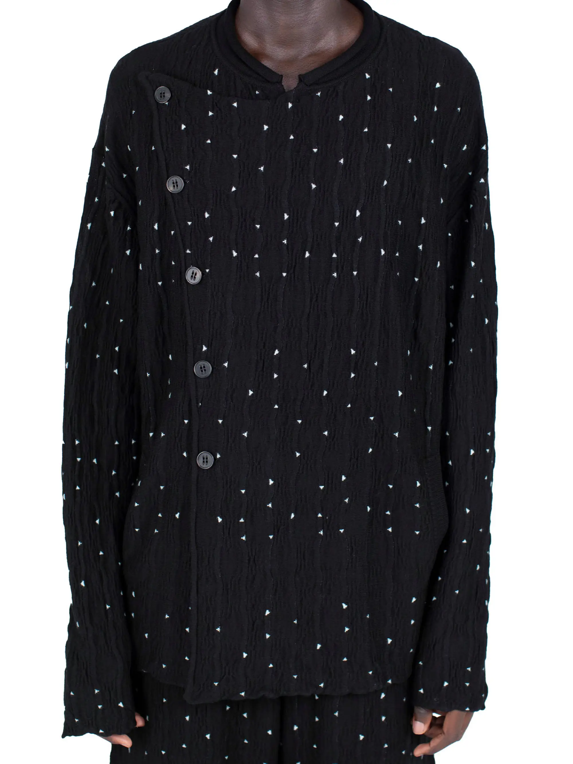KIKO KOSTADINOV RADAY KNITTED JACKET - NIGHT SKY
