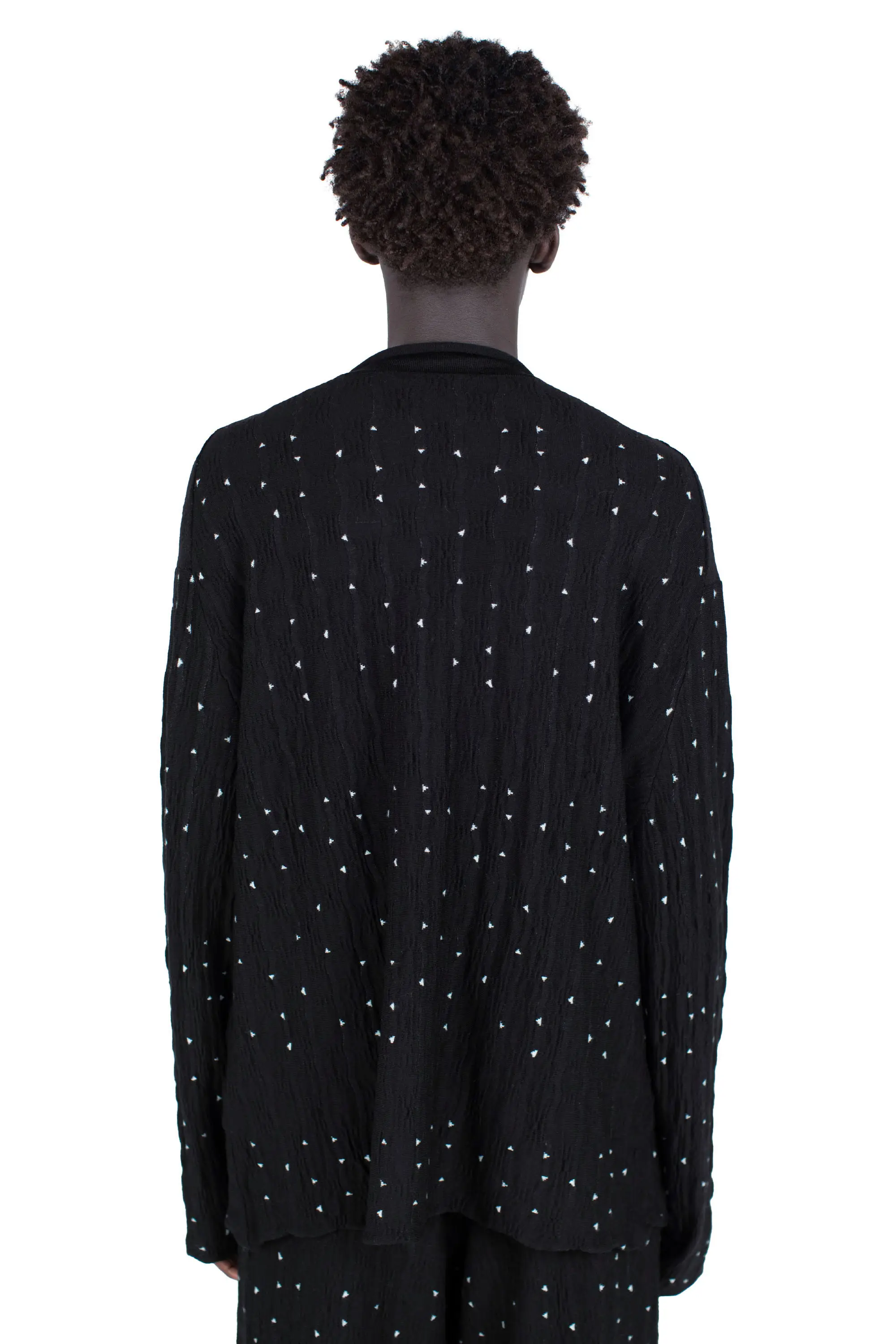 KIKO KOSTADINOV RADAY KNITTED JACKET - NIGHT SKY