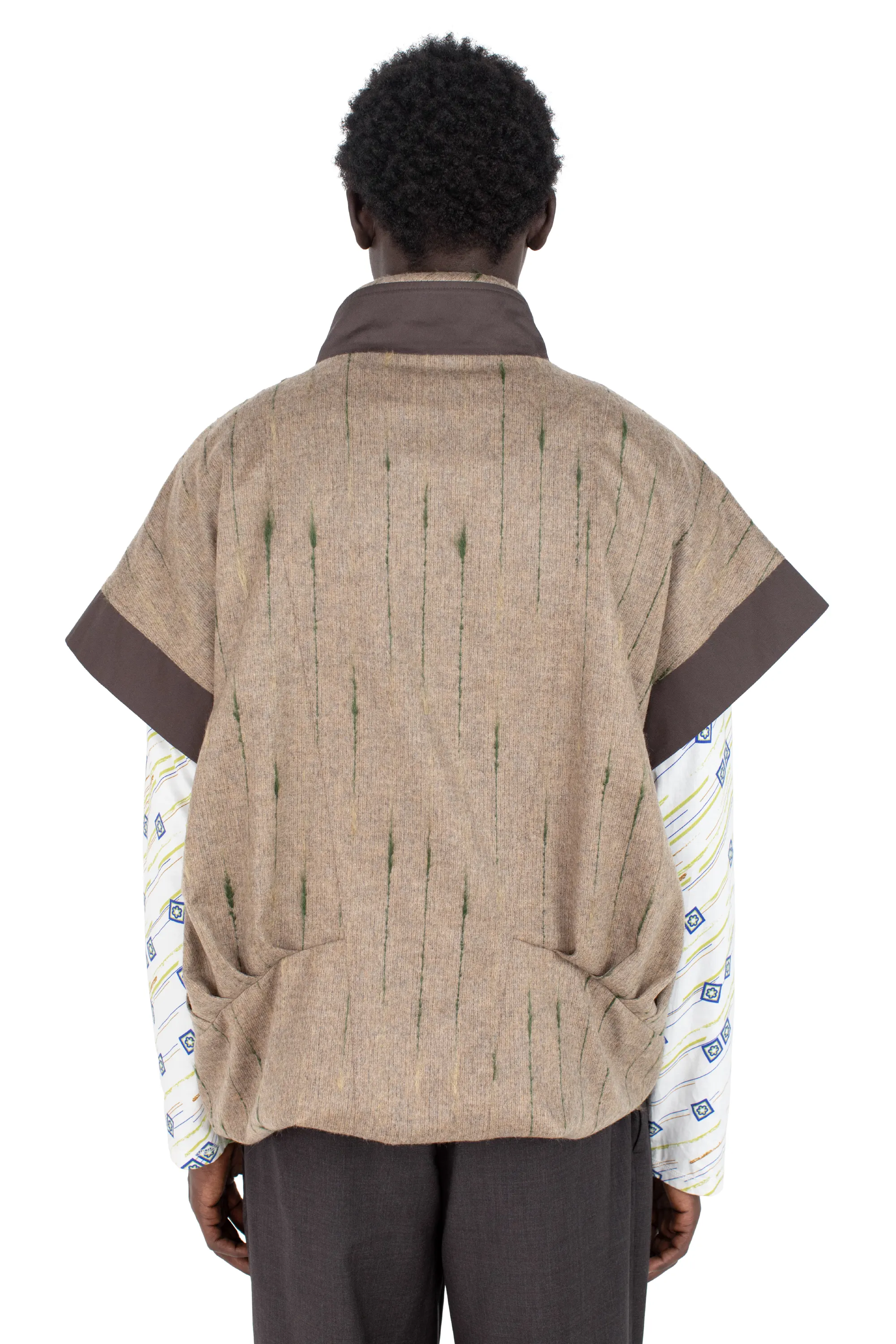 KIKO KOSTADINOV RAINA VEST - MOOR BROWN