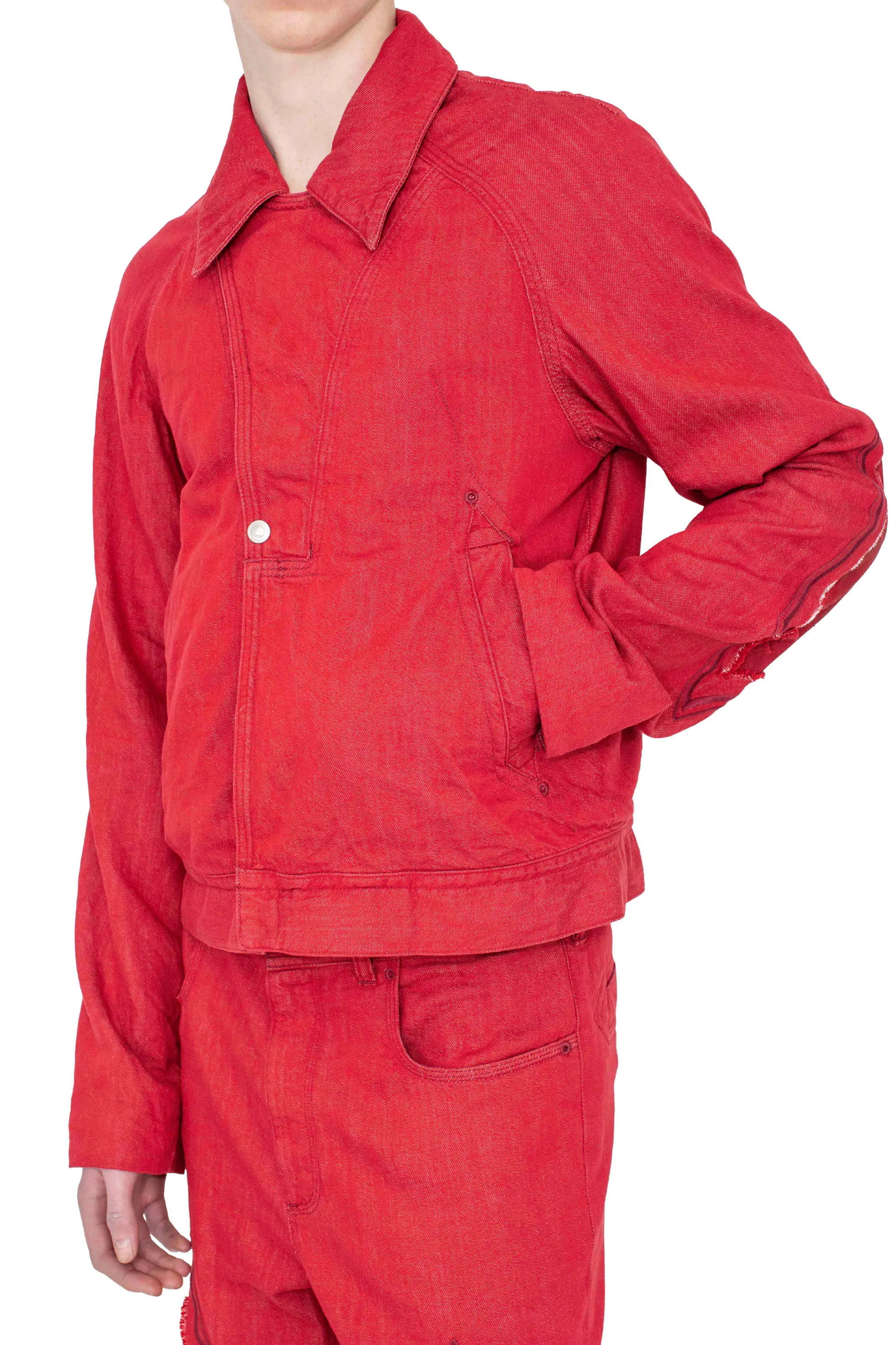 KIKO KOSTADINOV REMORA BLOUSON - CHERRY RED