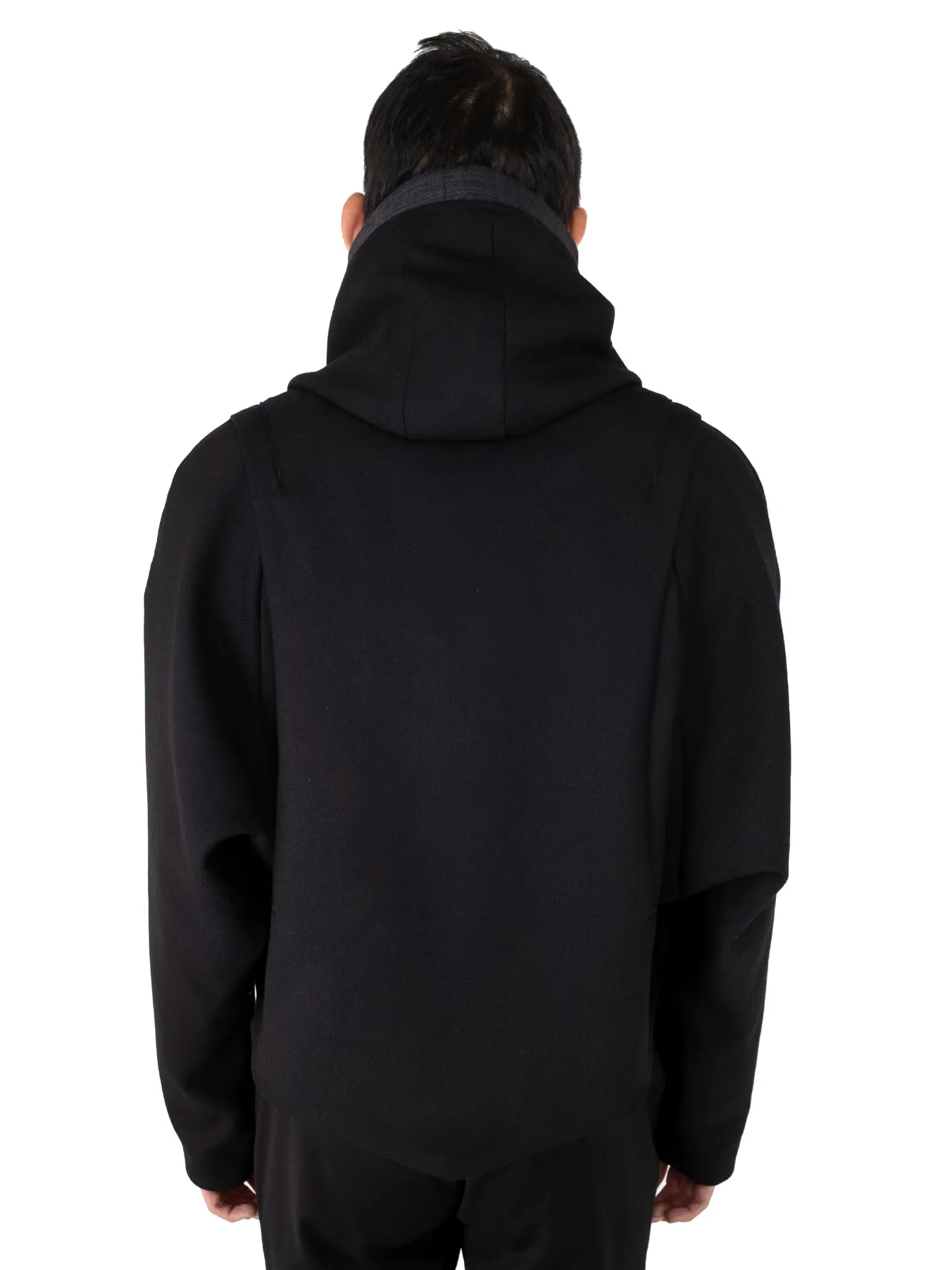 KIKO KOSTADINOV REMUS HOODED JACKET SHADOW BLACK