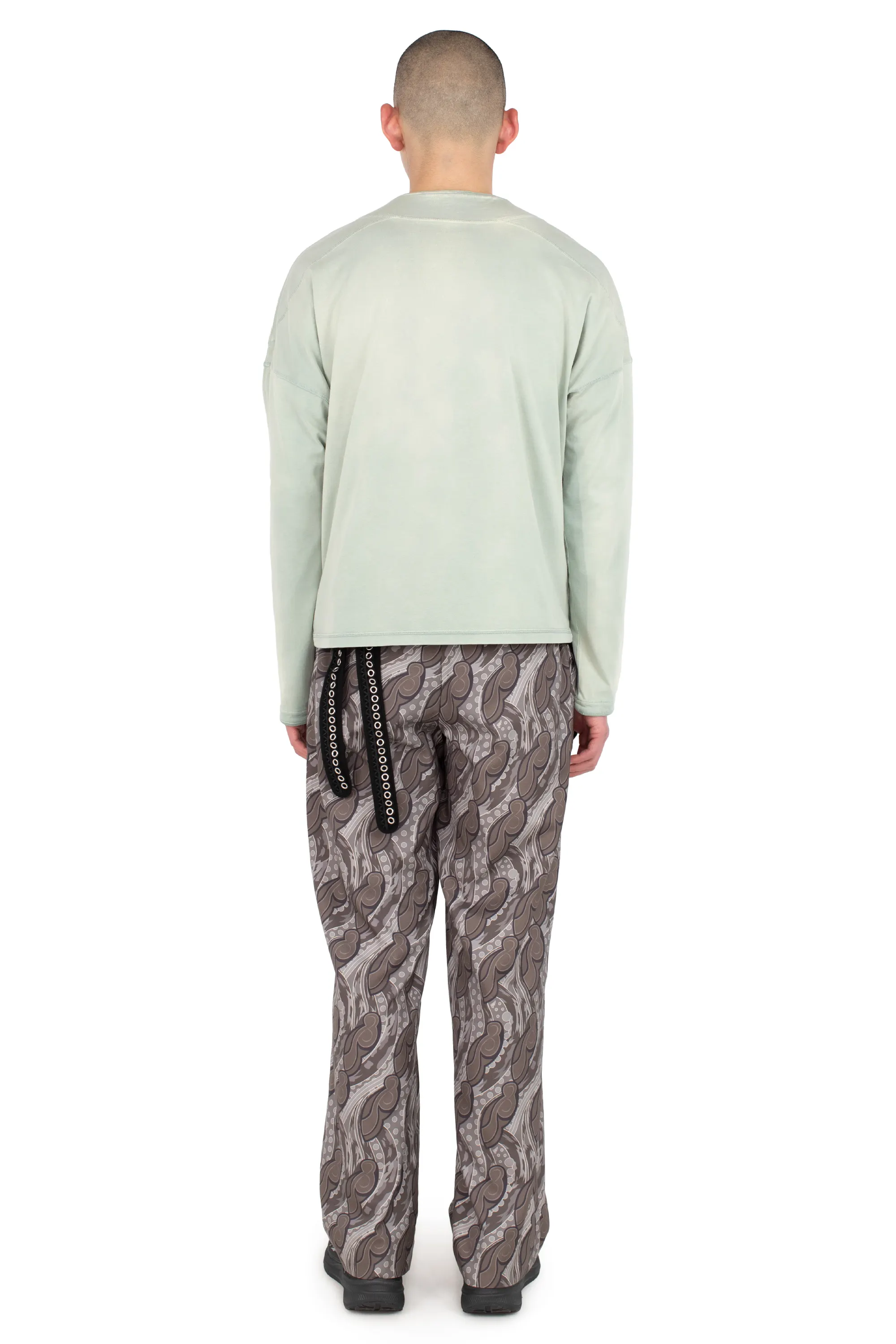 KIKO KOSTADINOV SARGO LONG SLEEVE HENLEY - SEASHORE