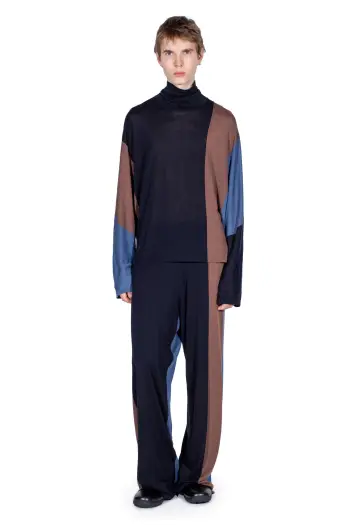 KIKO KOSTADINOV SIGO KNIT PULLOVER - BROWN