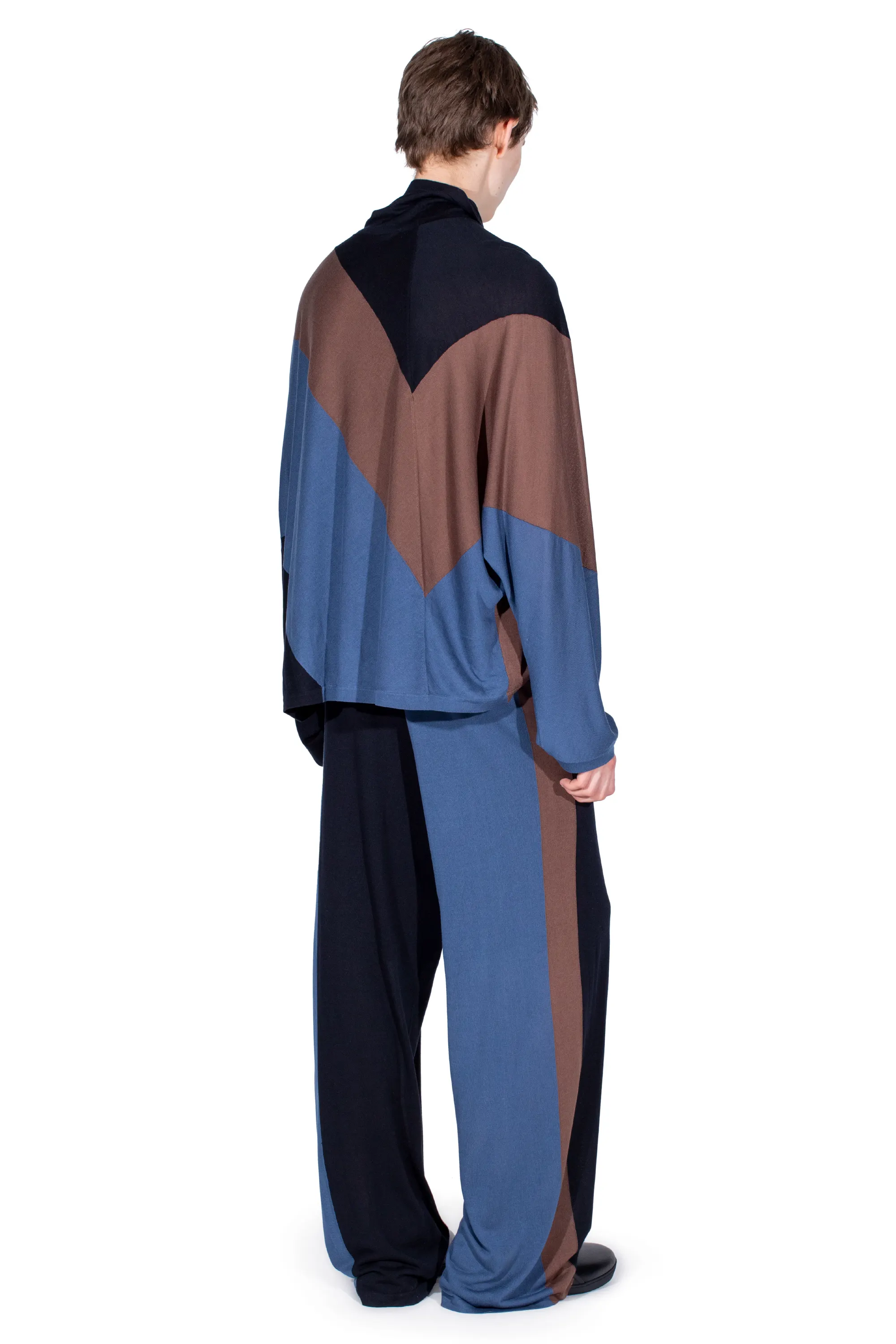KIKO KOSTADINOV SIGO KNIT PULLOVER - BROWN