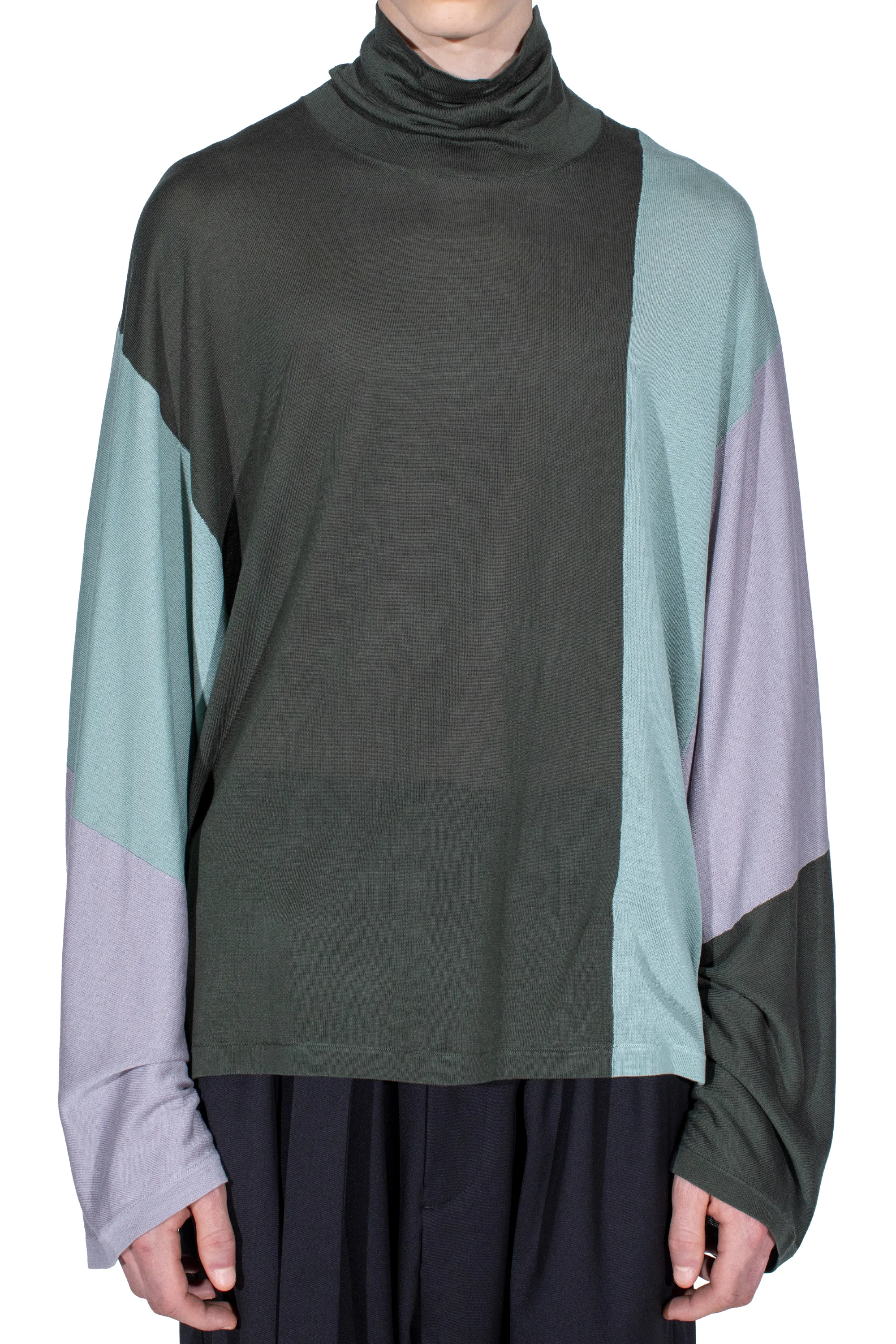 KIKO KOSTADINOV SIGO KNIT PULLOVER - PINE