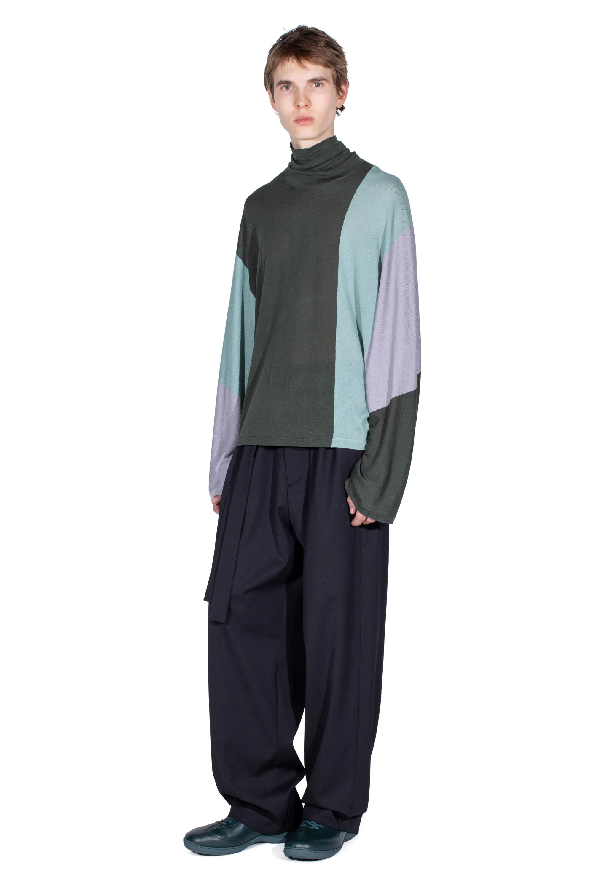 KIKO KOSTADINOV SIGO KNIT PULLOVER - PINE