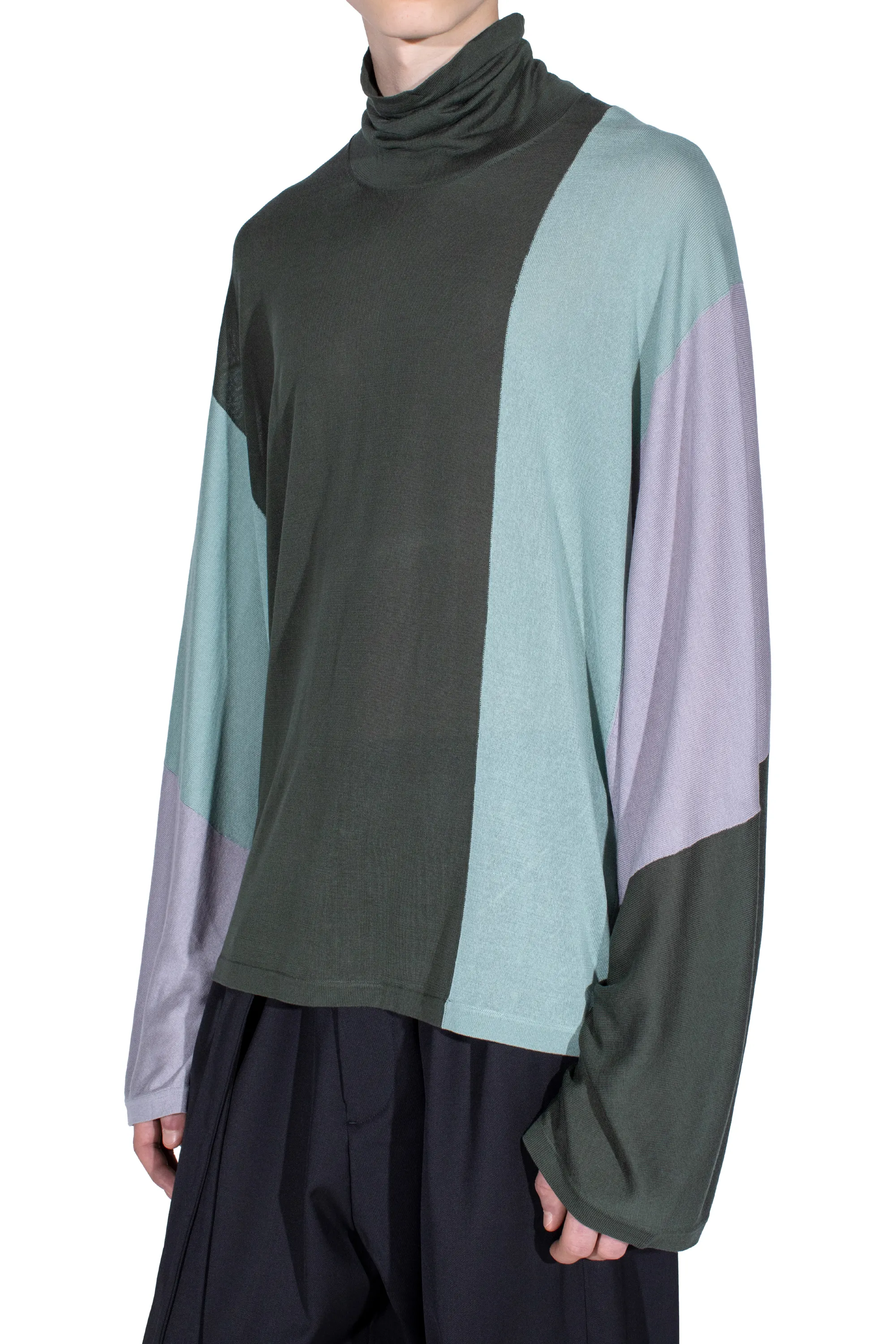 KIKO KOSTADINOV SIGO KNIT PULLOVER - PINE