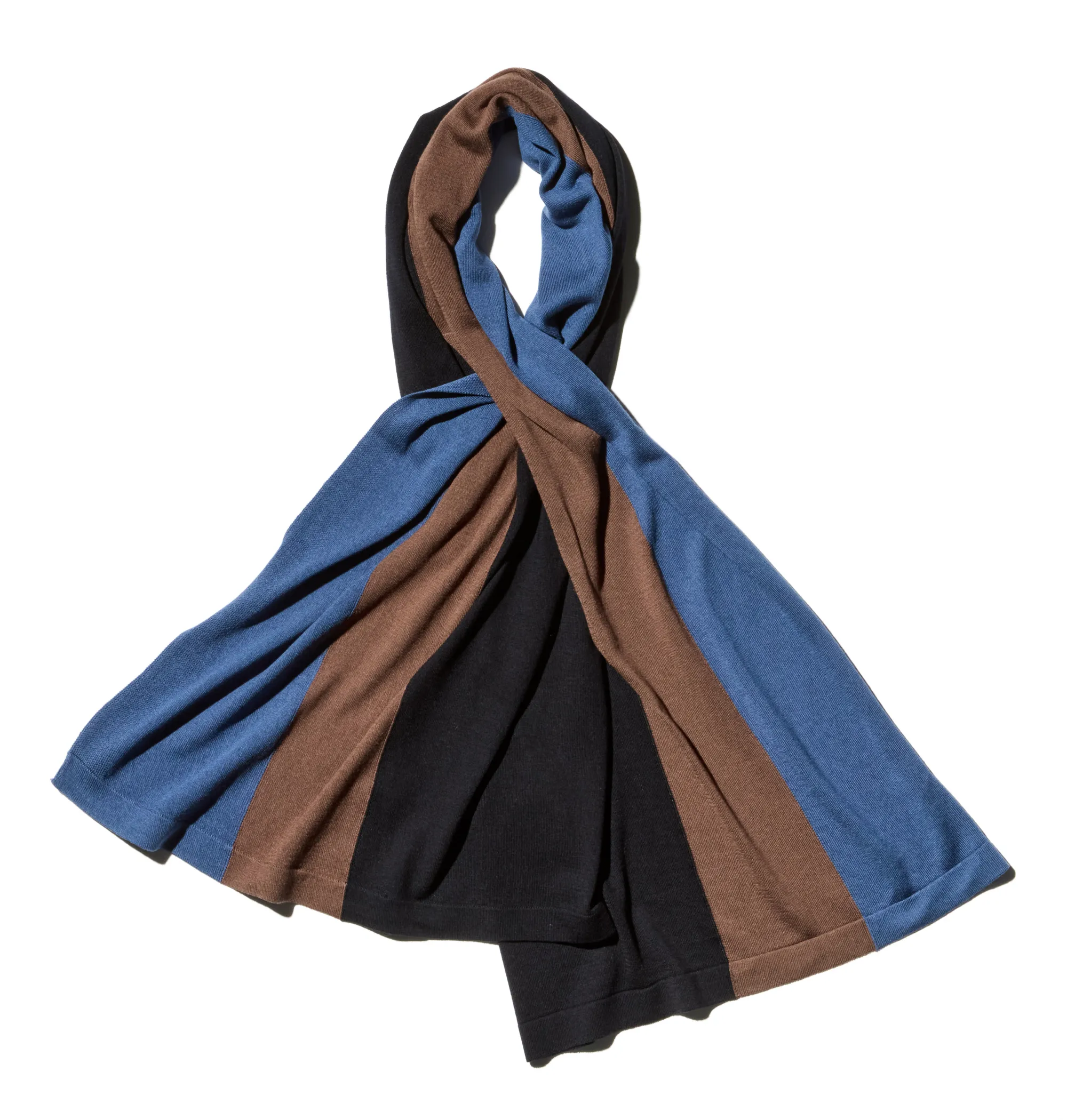 KIKO KOSTADINOV SIGO KNIT SCARF - BROWN