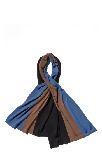 KIKO KOSTADINOV SIGO KNIT SCARF - BROWN