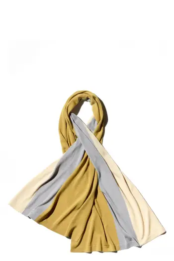 KIKO KOSTADINOV SIGO KNIT SCARF - OCHRE