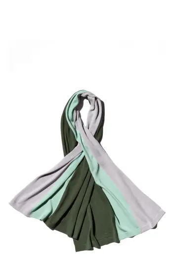KIKO KOSTADINOV SIGO KNIT SCARF - PINE
