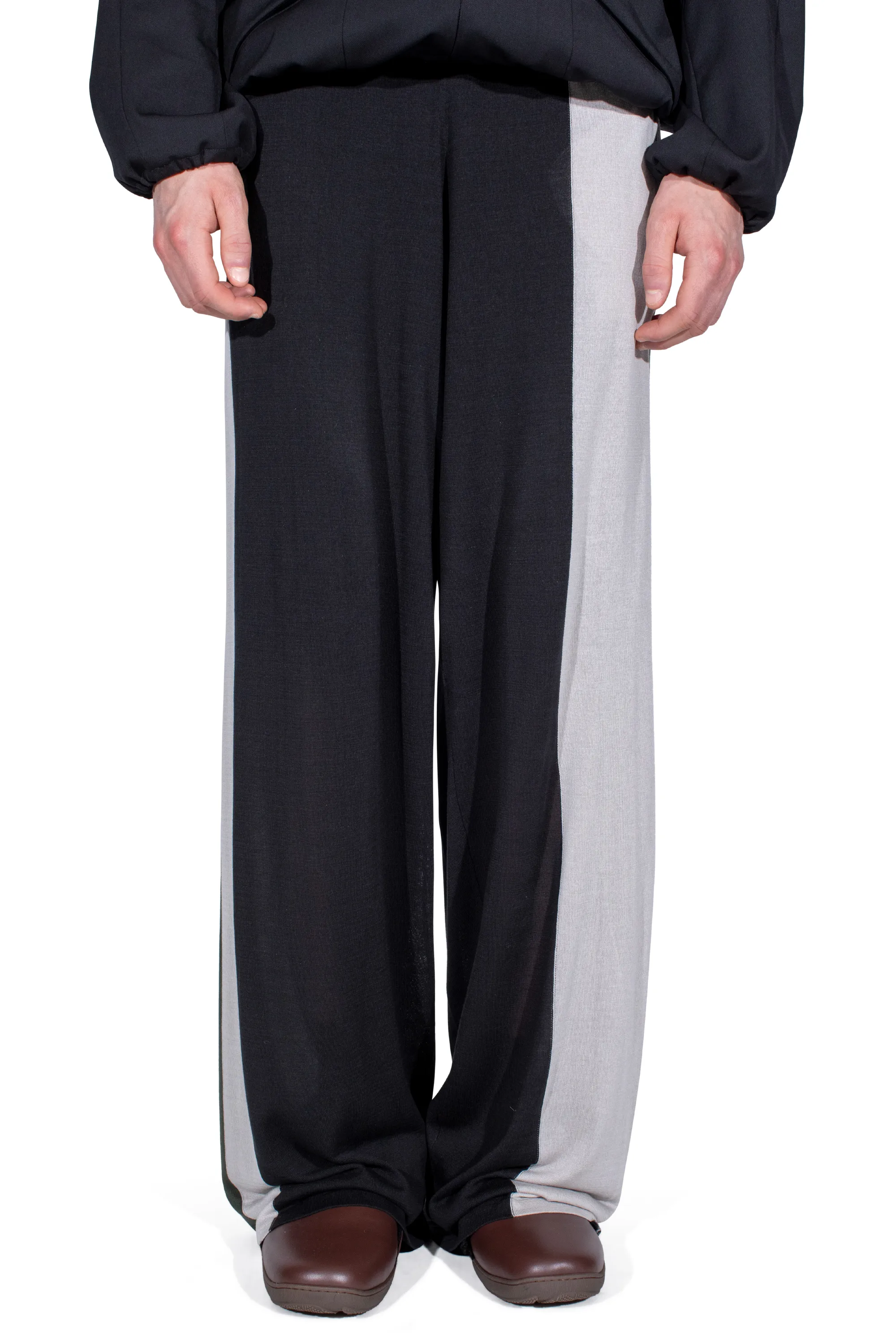 KIKO KOSTADINOV SIGO KNIT TROUSERS - BLACK