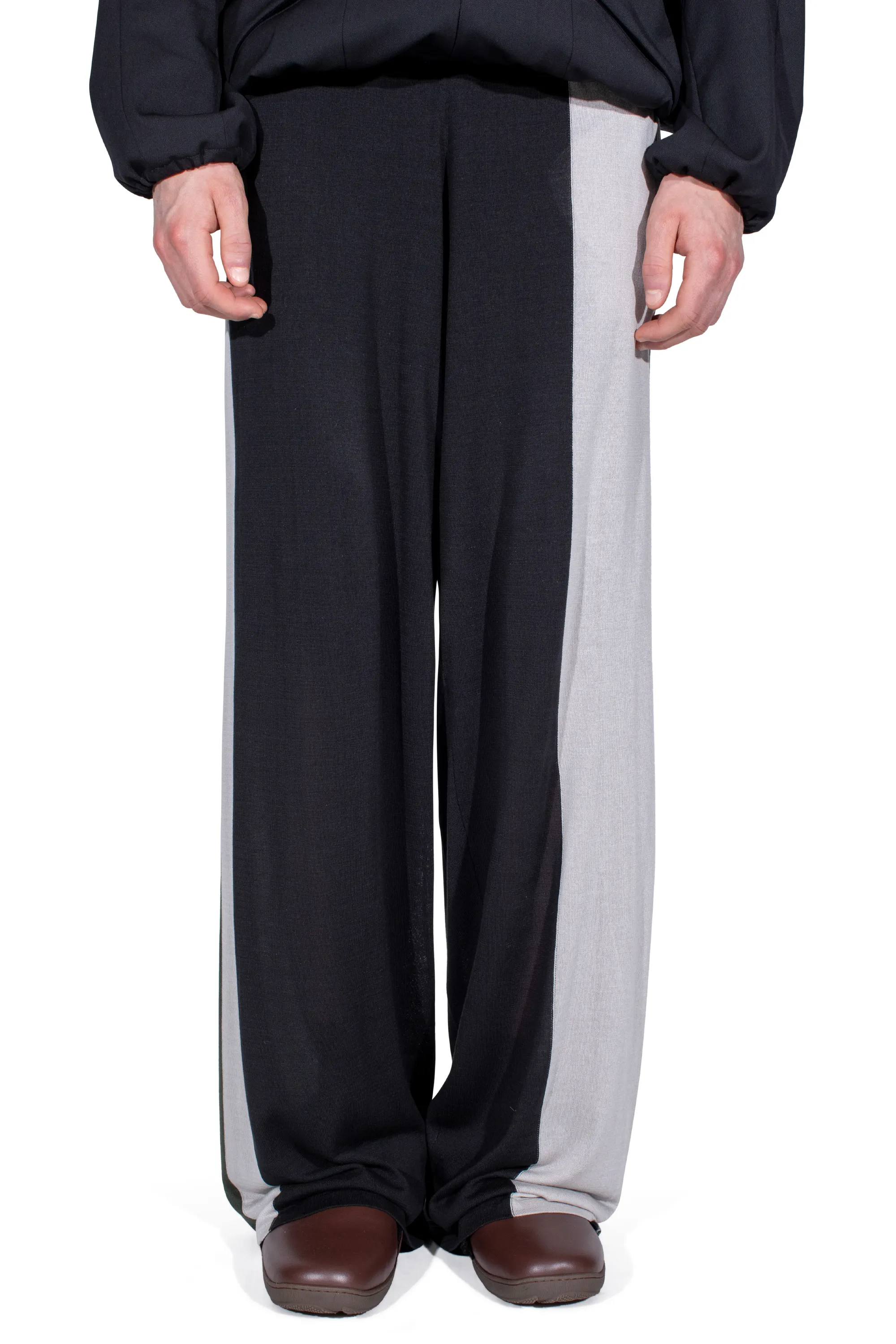 KIKO KOSTADINOV SIGO KNIT TROUSERS - BLACK