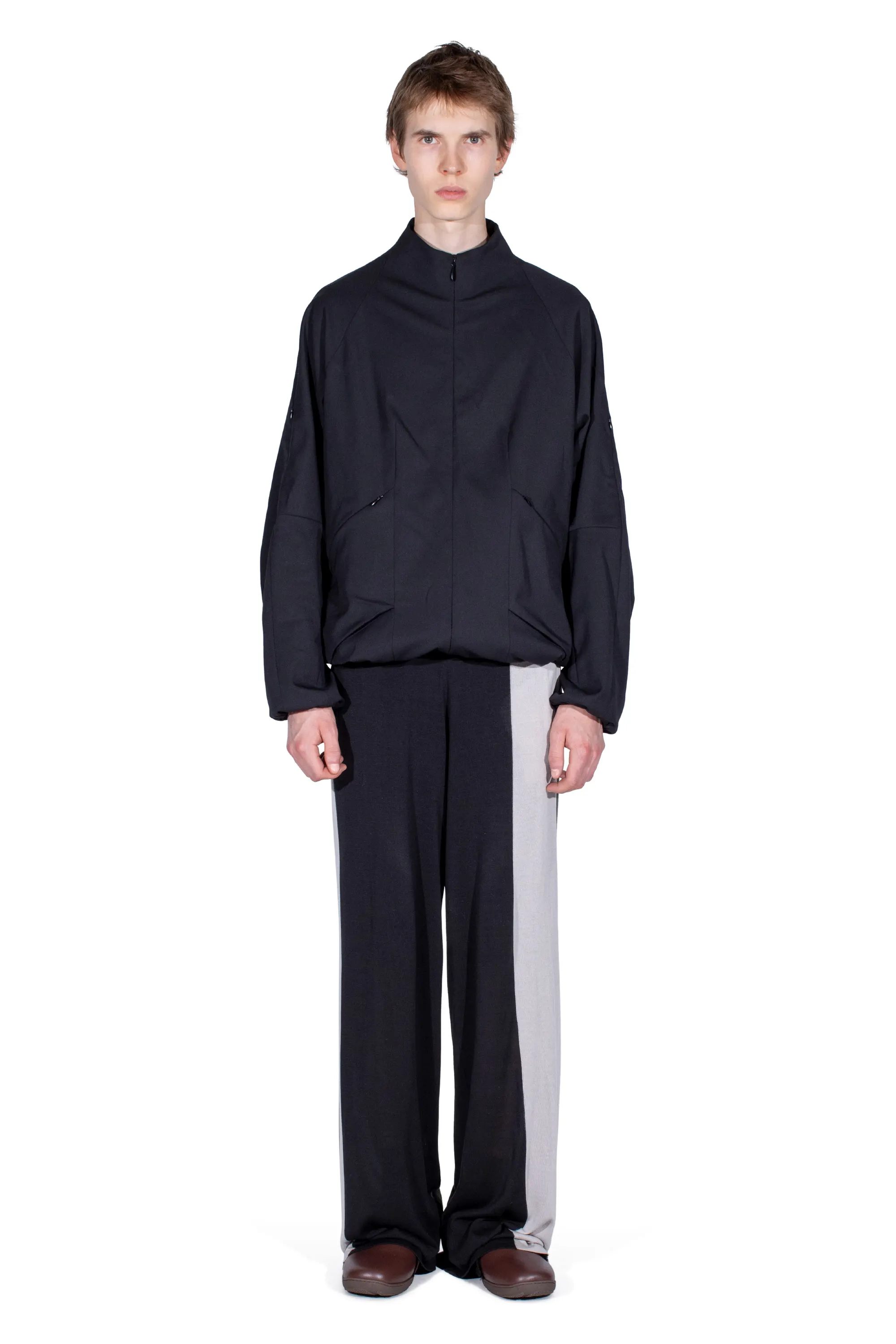 KIKO KOSTADINOV SIGO KNIT TROUSERS - BLACK