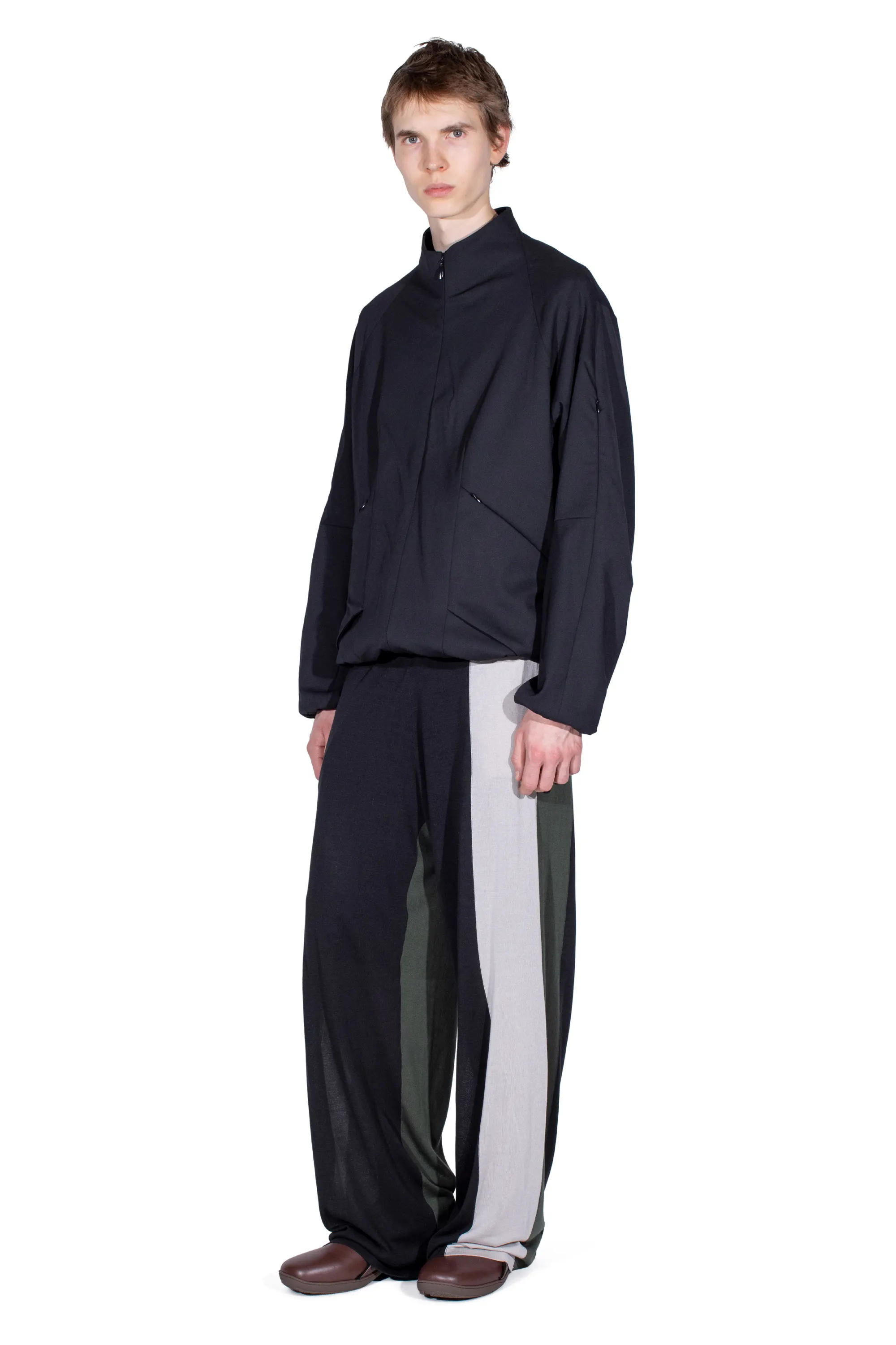 KIKO KOSTADINOV SIGO KNIT TROUSERS - BLACK