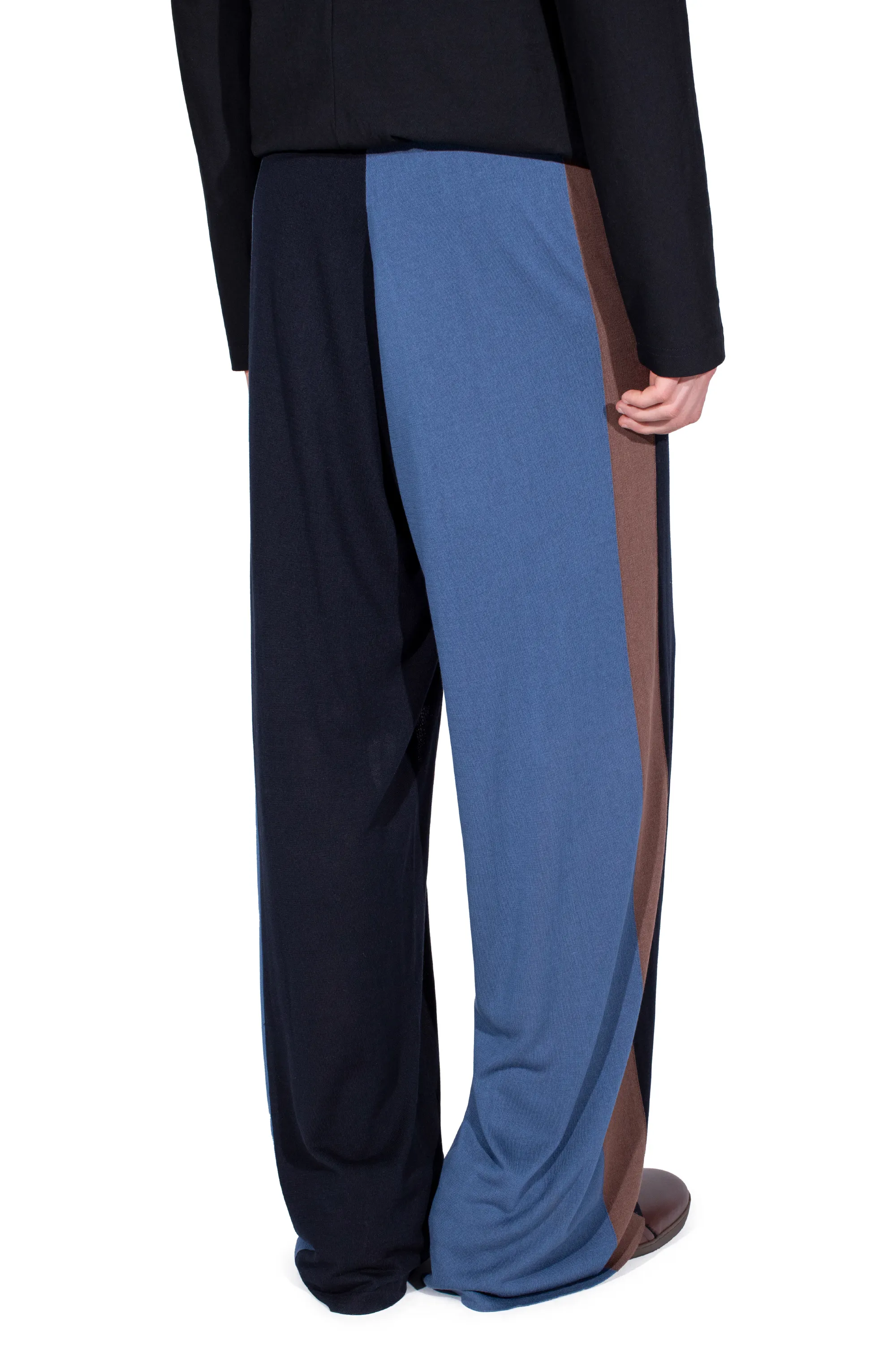 KIKO KOSTADINOV SIGO KNIT TROUSERS - BROWN