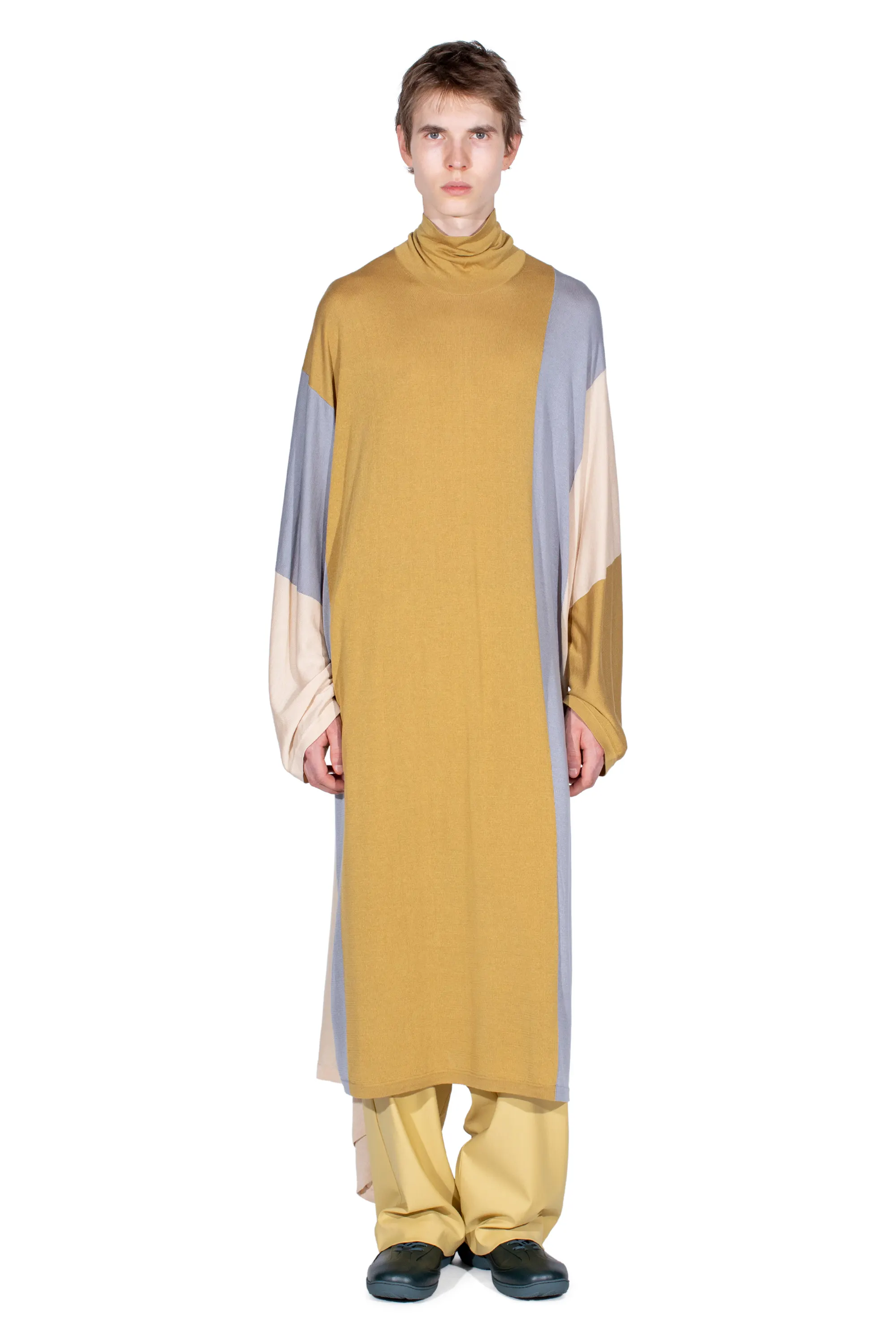 KIKO KOSTADINOV SIGO KNIT TUNIC - OCHRE
