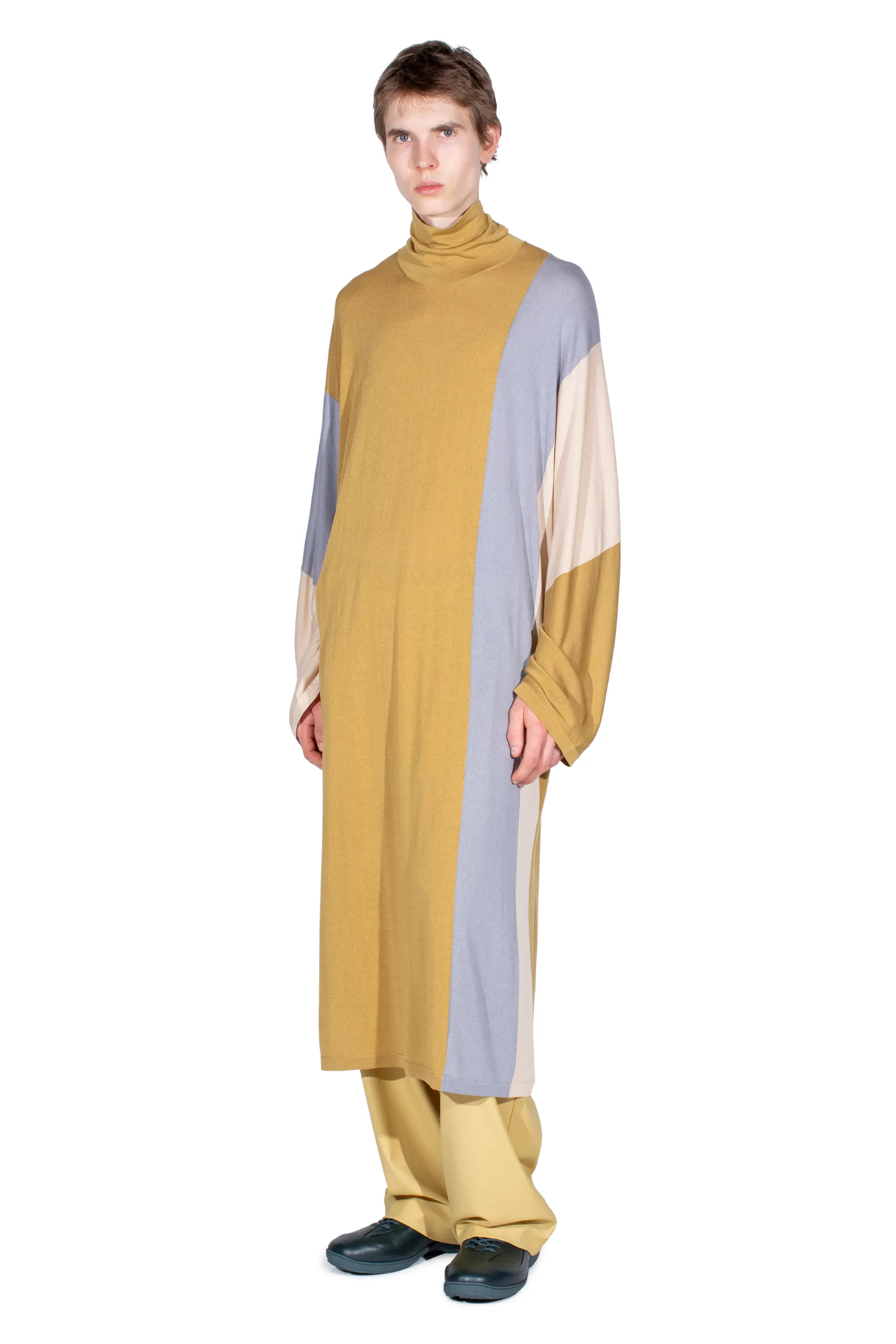KIKO KOSTADINOV SIGO KNIT TUNIC - OCHRE