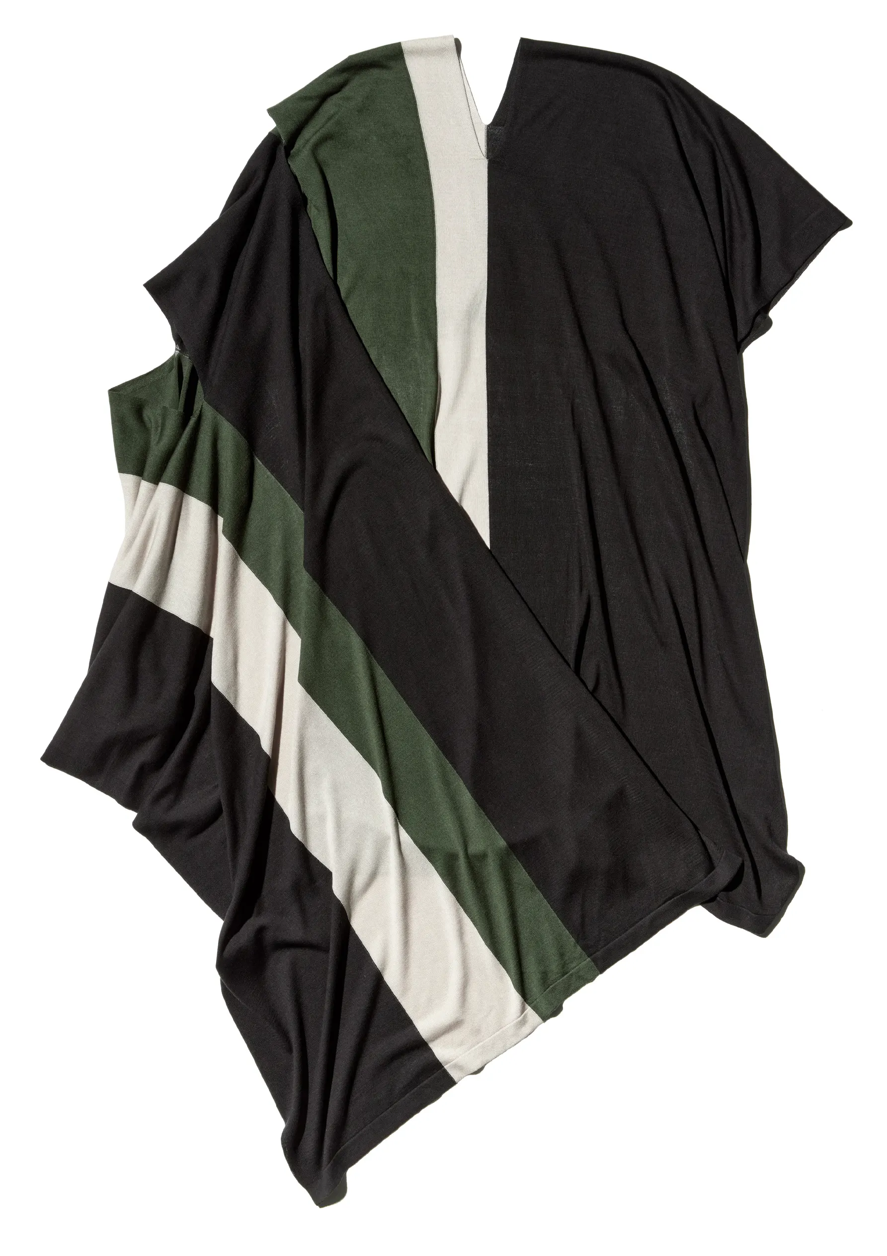 KIKO KOSTADINOV SIGO WIDE KNIT SCARF - BLACK
