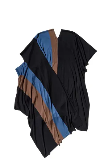 KIKO KOSTADINOV SIGO WIDE KNIT SCARF - BROWN