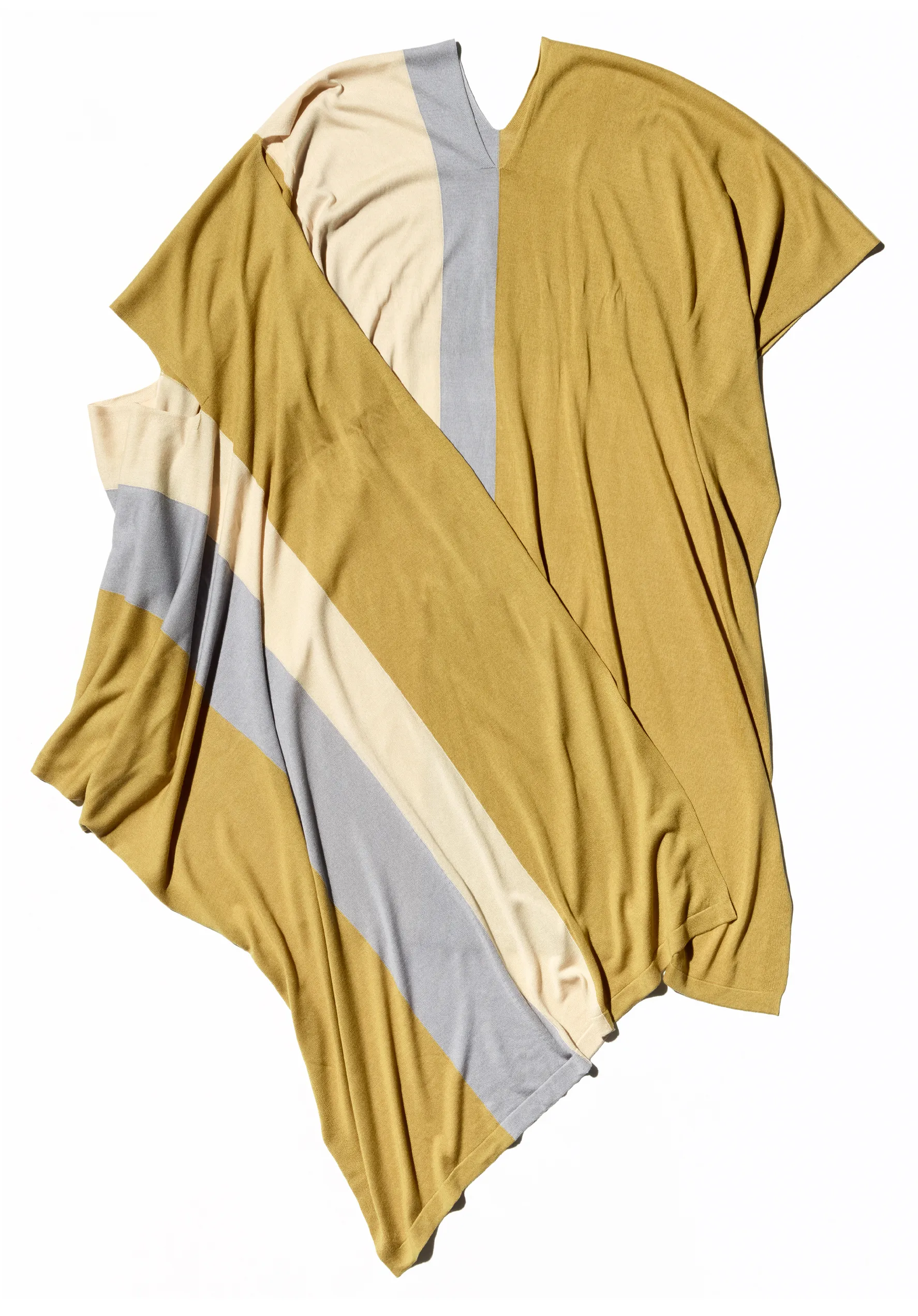 KIKO KOSTADINOV SIGO WIDE KNIT SCARF - OCHRE