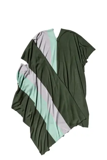 KIKO KOSTADINOV SIGO WIDE KNIT SCARF - PINE