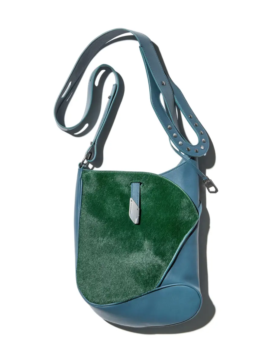KIKO KOSTADINOV SLATINA BAG - BLUE/FOREST GREEN/BLK OBSIDIAN