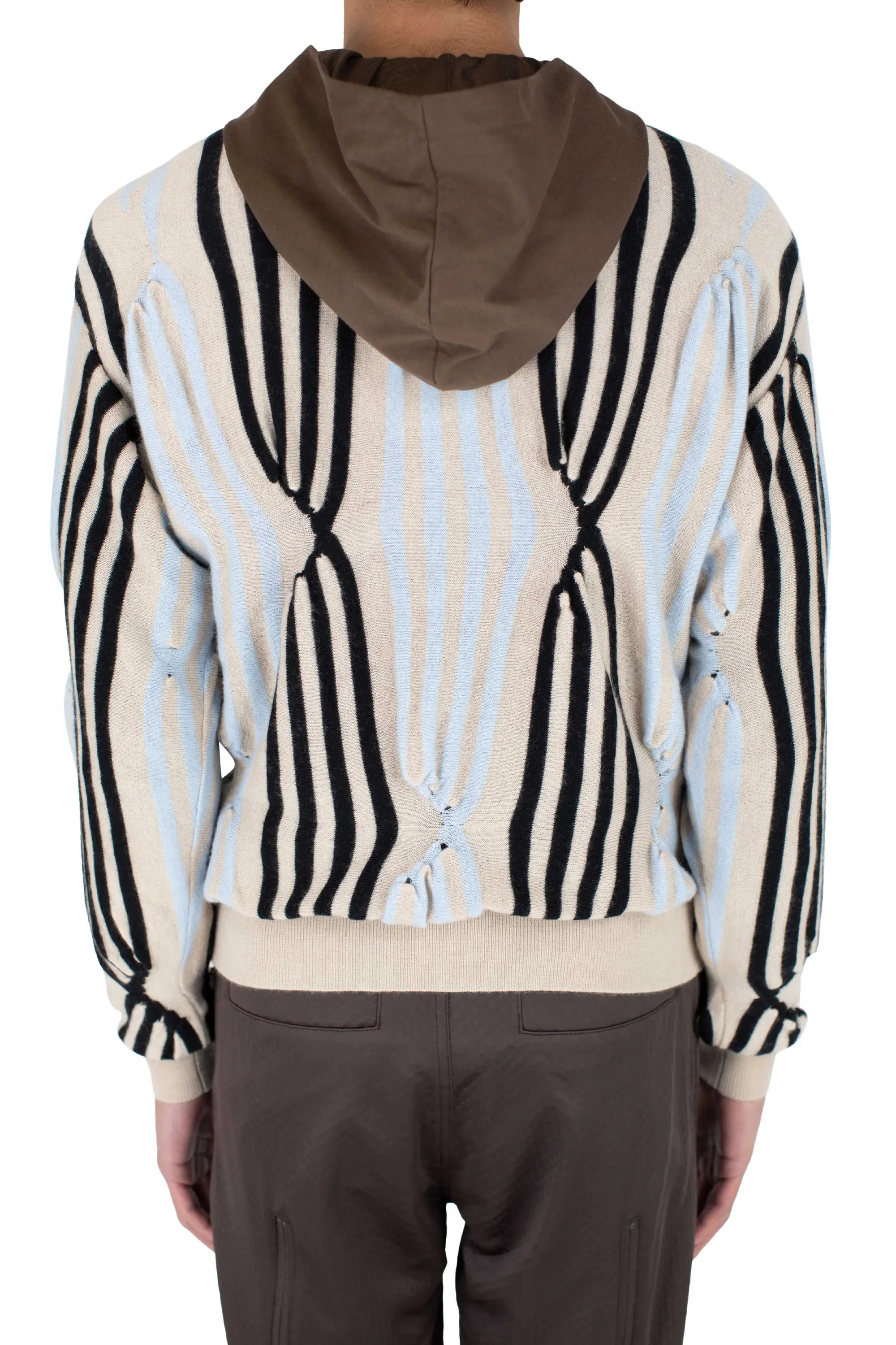 KIKO KOSTADINOV SOLIX JUMPER - BEIGE / BLACK / L BLUE