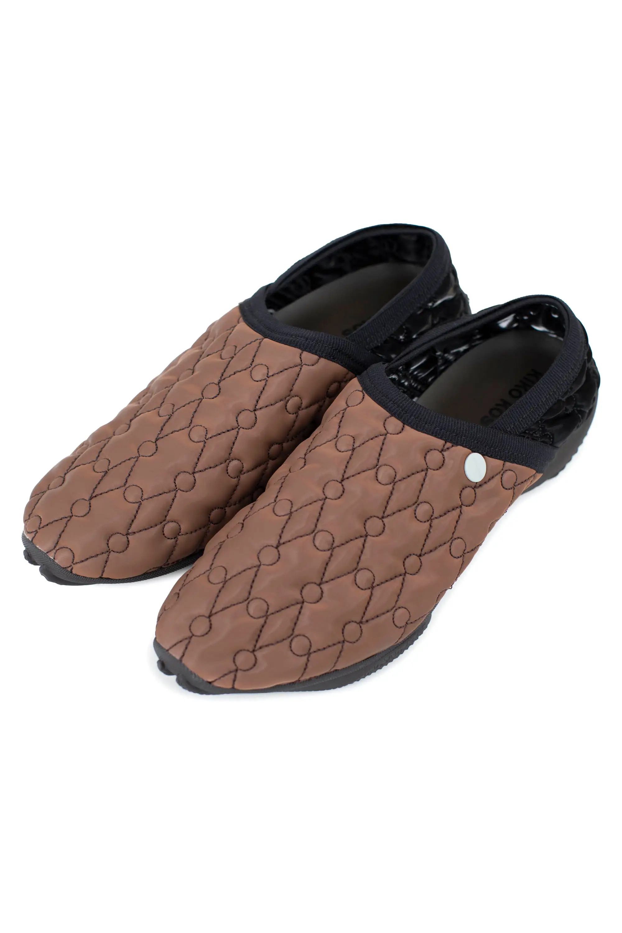 KIKO KOSTADINOV SOLIX SLIPPER - CEDAR BROWN / INK BLACK