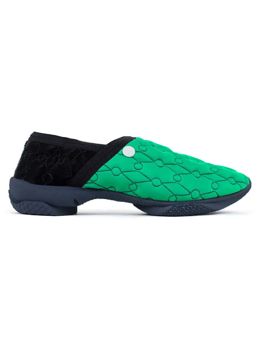 KIKO KOSTADINOV SOLIX SLIPPER - CHLOROPHYLL / INK BLACK