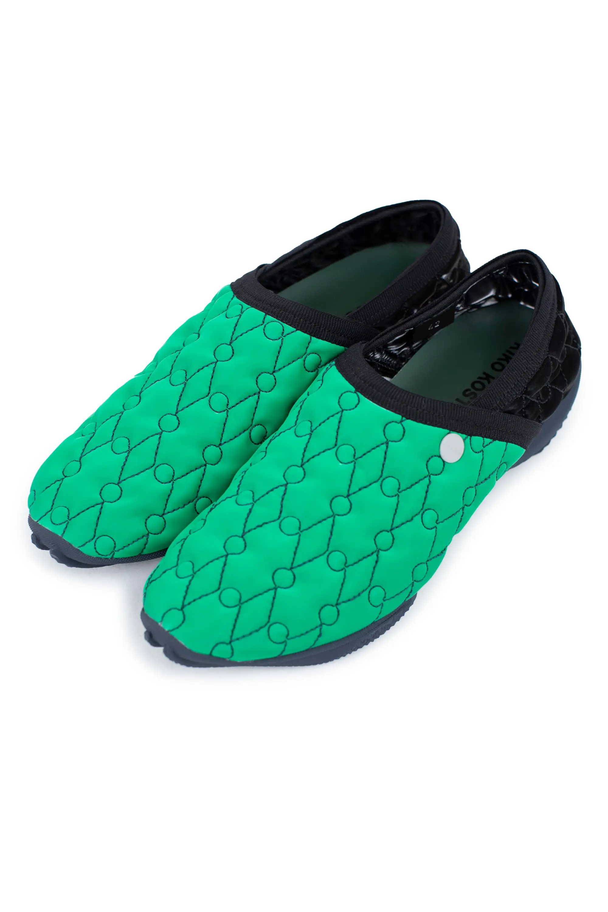 KIKO KOSTADINOV SOLIX SLIPPER - CHLOROPHYLL / INK BLACK