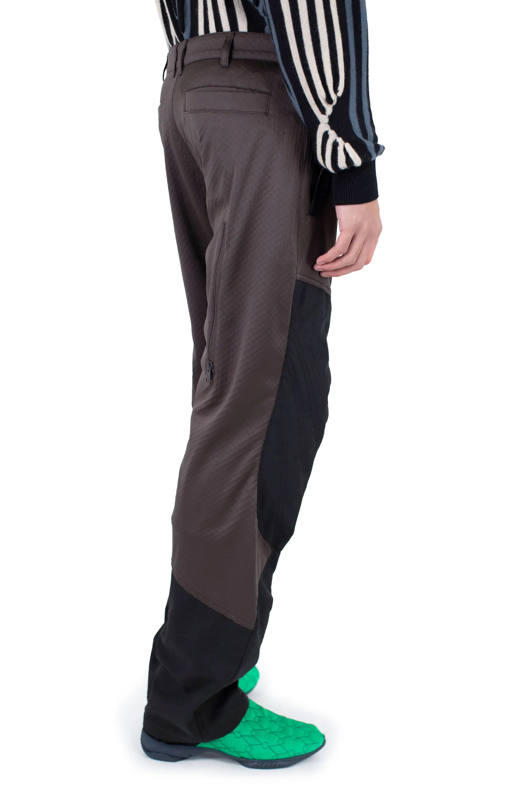 KIKO KOSTADINOV SOLIX ZIP TROUSER - CALLISTO BROWN / BLACK SABLE