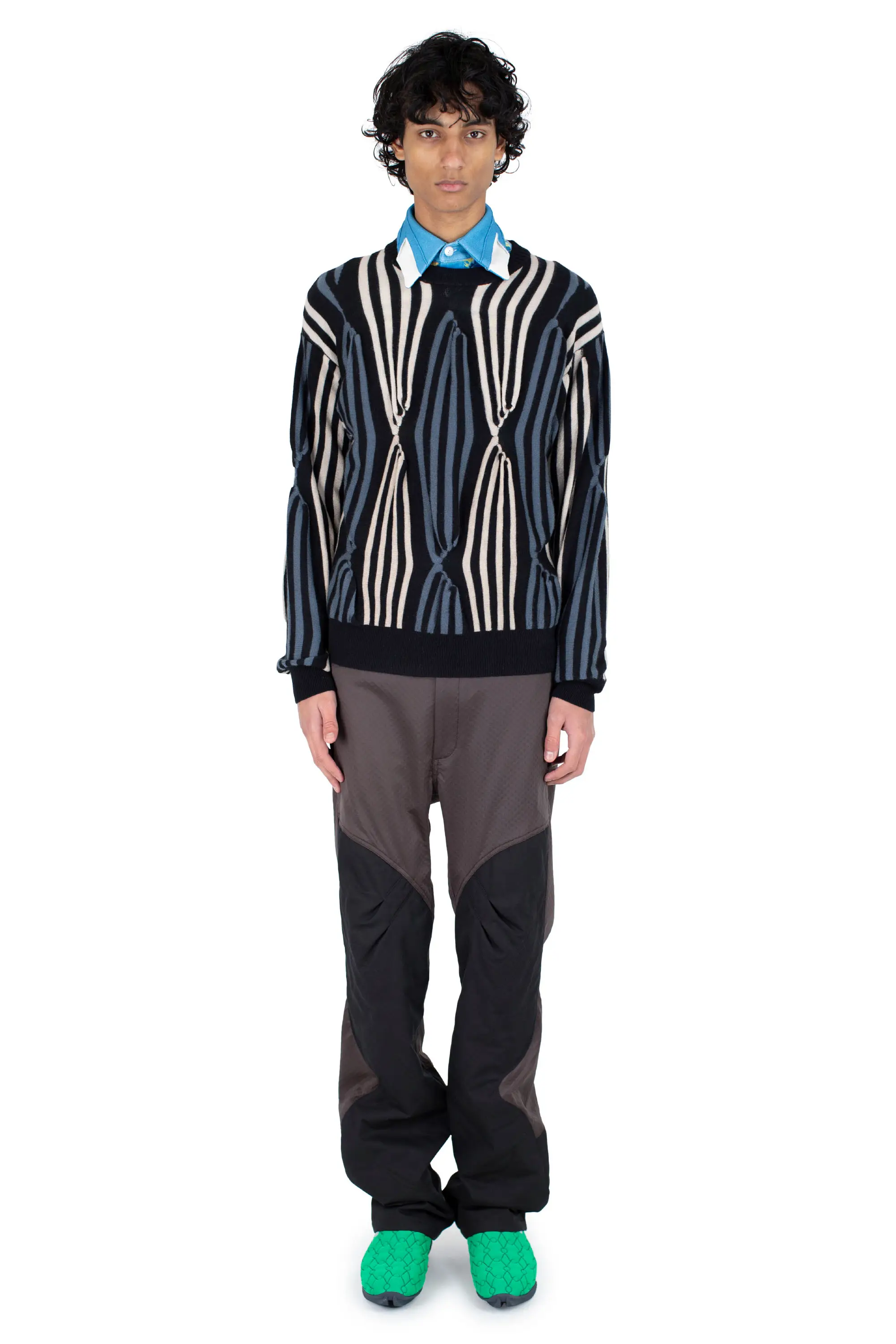 KIKO KOSTADINOV SOLIX ZIP TROUSER - CALLISTO BROWN / BLACK SABLE