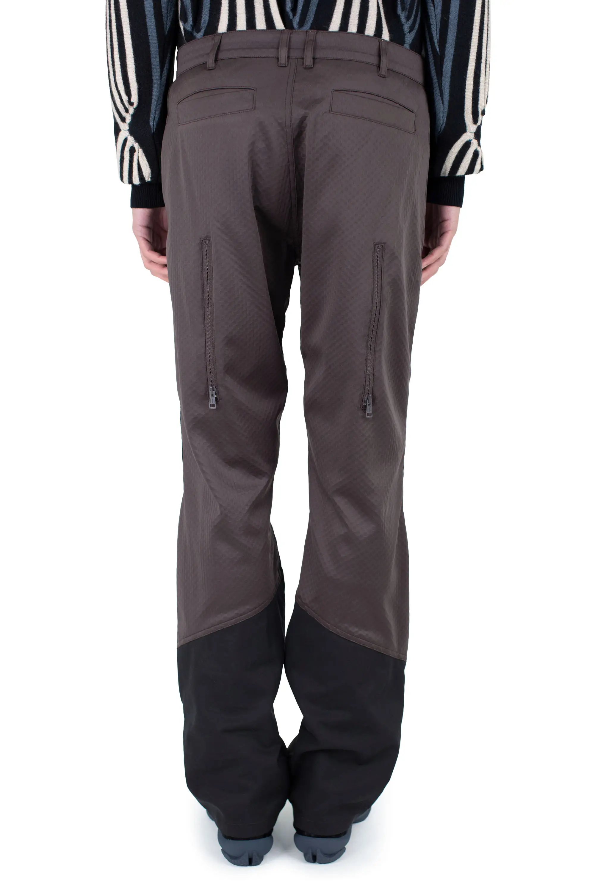 KIKO KOSTADINOV SOLIX ZIP TROUSER - CALLISTO BROWN / BLACK SABLE