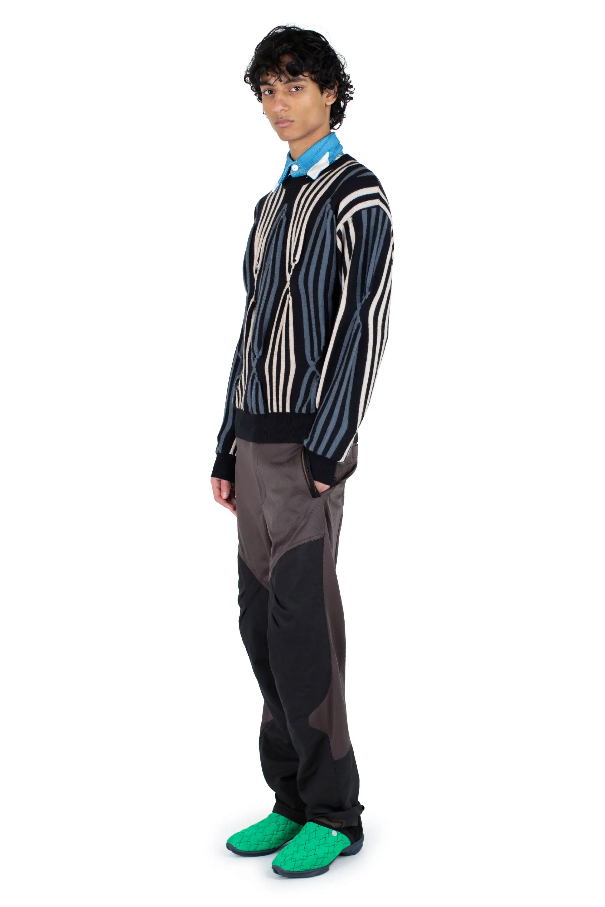 KIKO KOSTADINOV SOLIX ZIP TROUSER - CALLISTO BROWN / BLACK SABLE