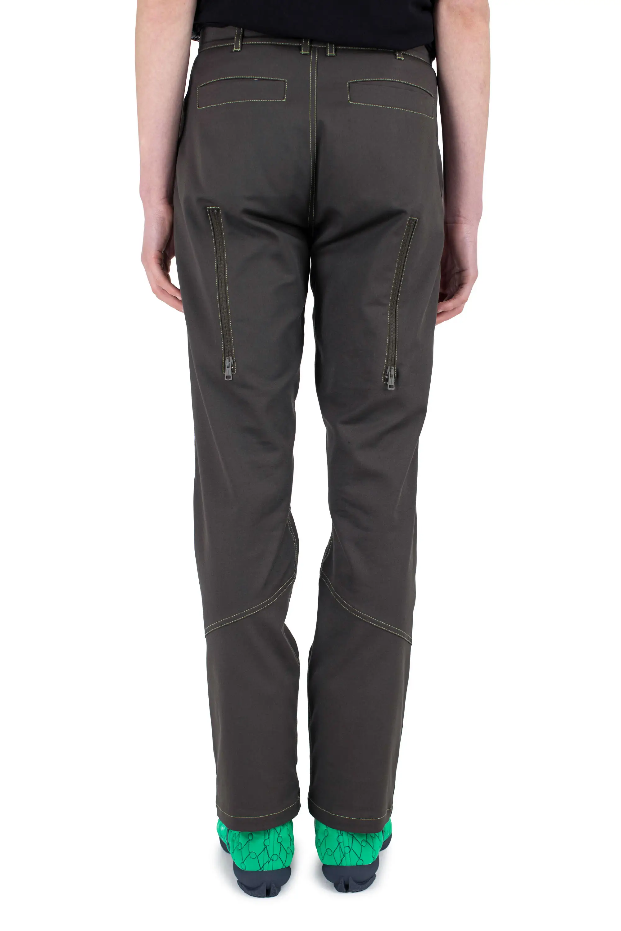 KIKO KOSTADINOV SOLIX ZIP TROUSER - JAVA BROWN
