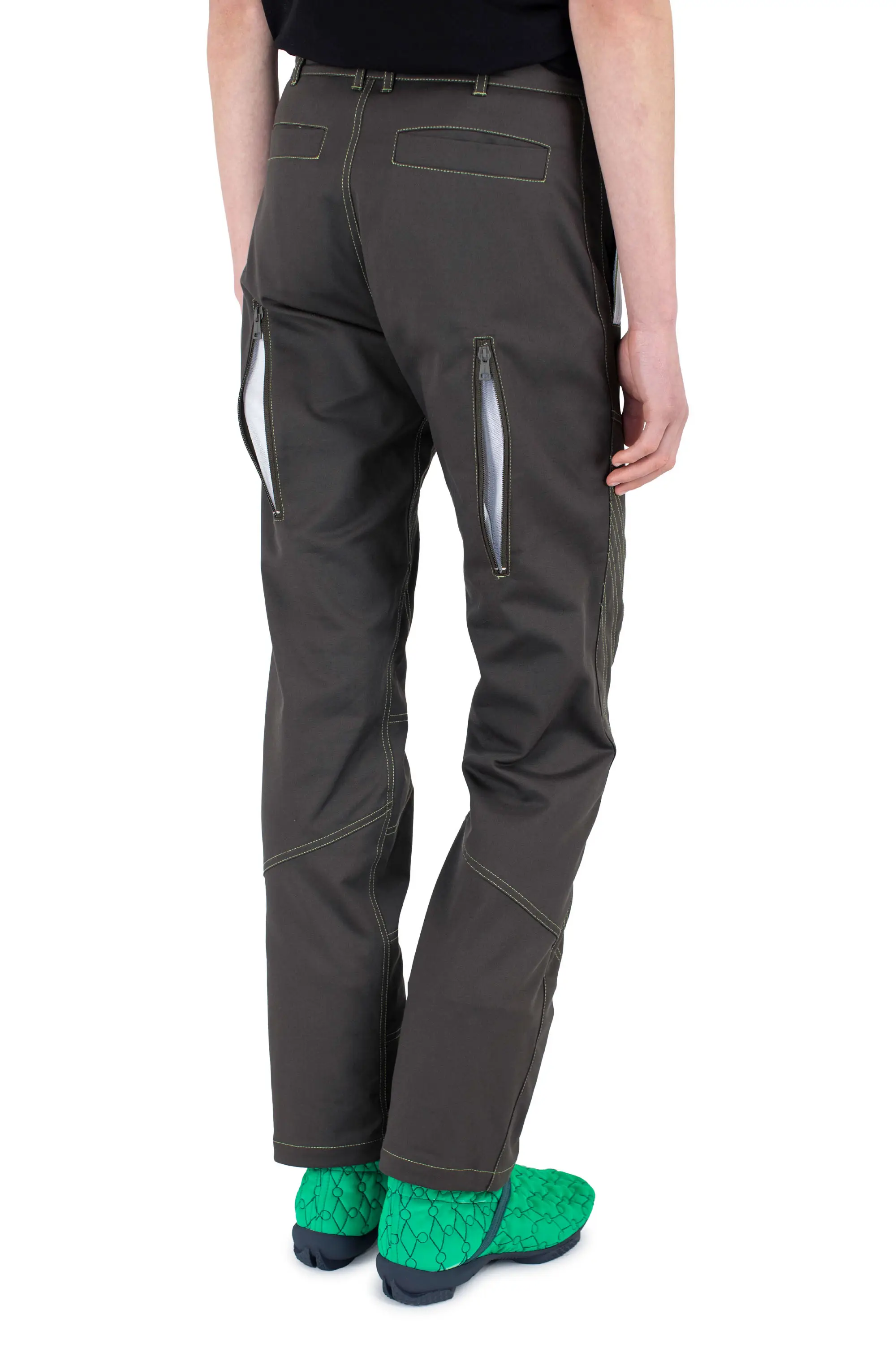 KIKO KOSTADINOV SOLIX ZIP TROUSER - JAVA BROWN