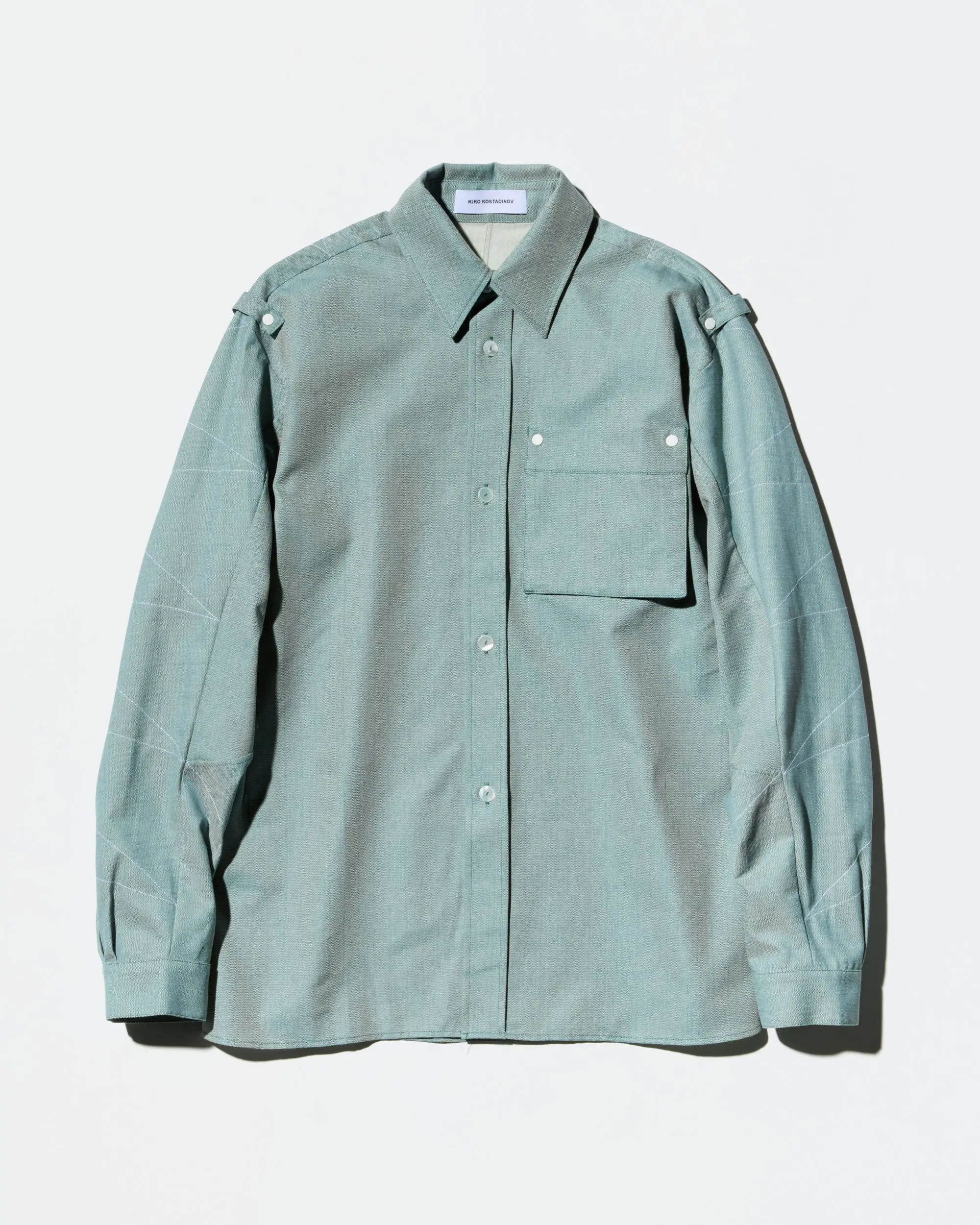 KIKO KOSTADINOV SOLVA SHIRT - EVERGREEN