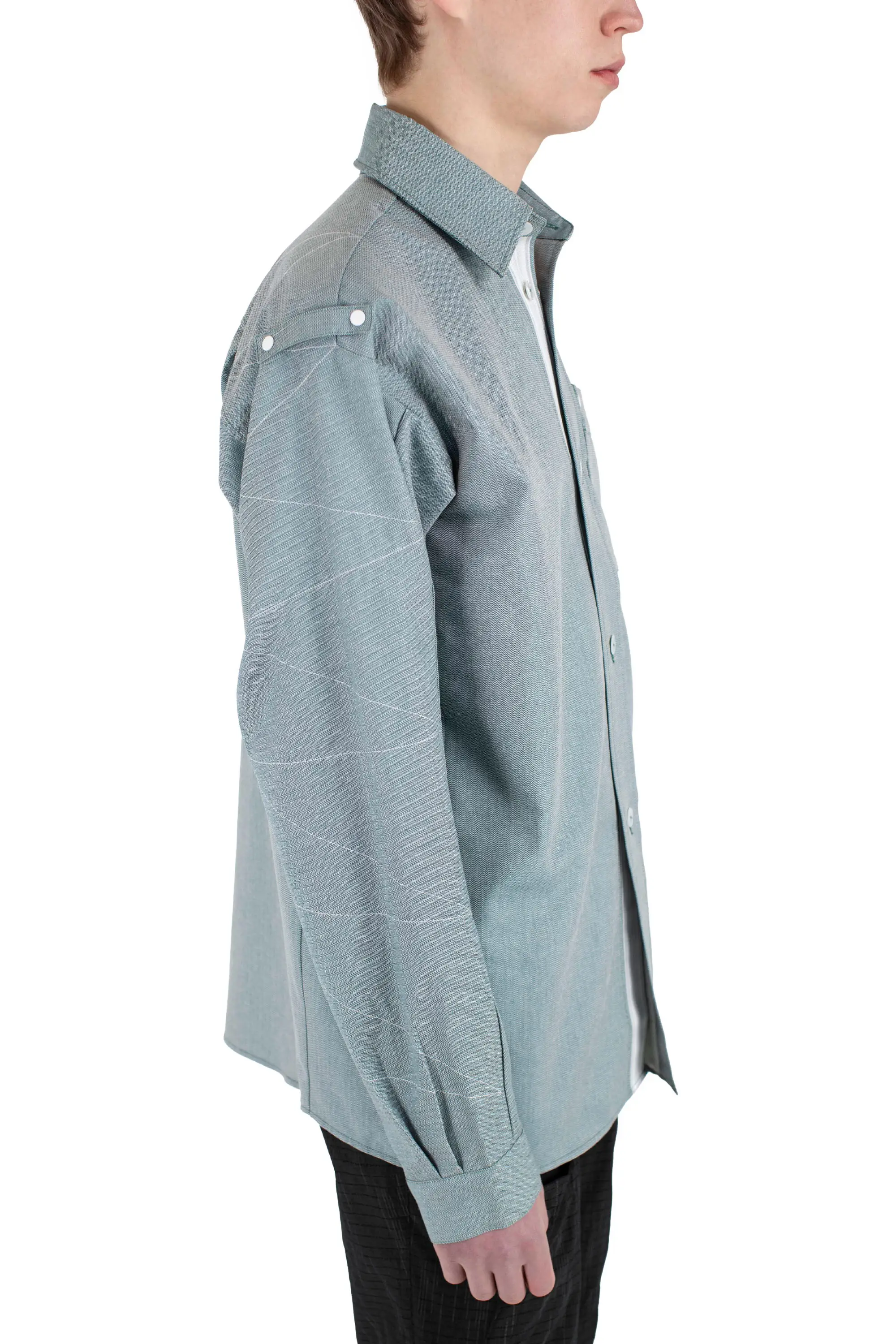 KIKO KOSTADINOV SOLVA SHIRT - EVERGREEN