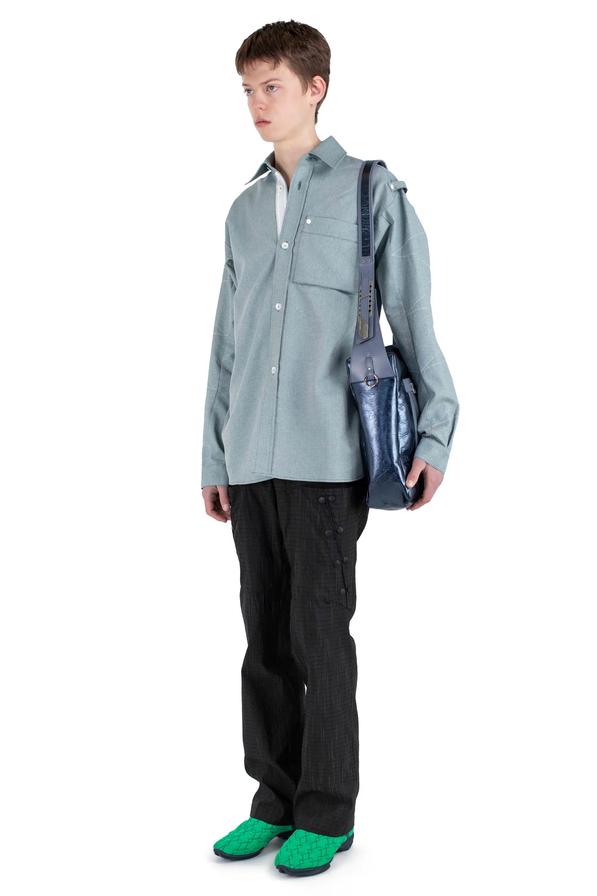 KIKO KOSTADINOV SOLVA SHIRT - EVERGREEN