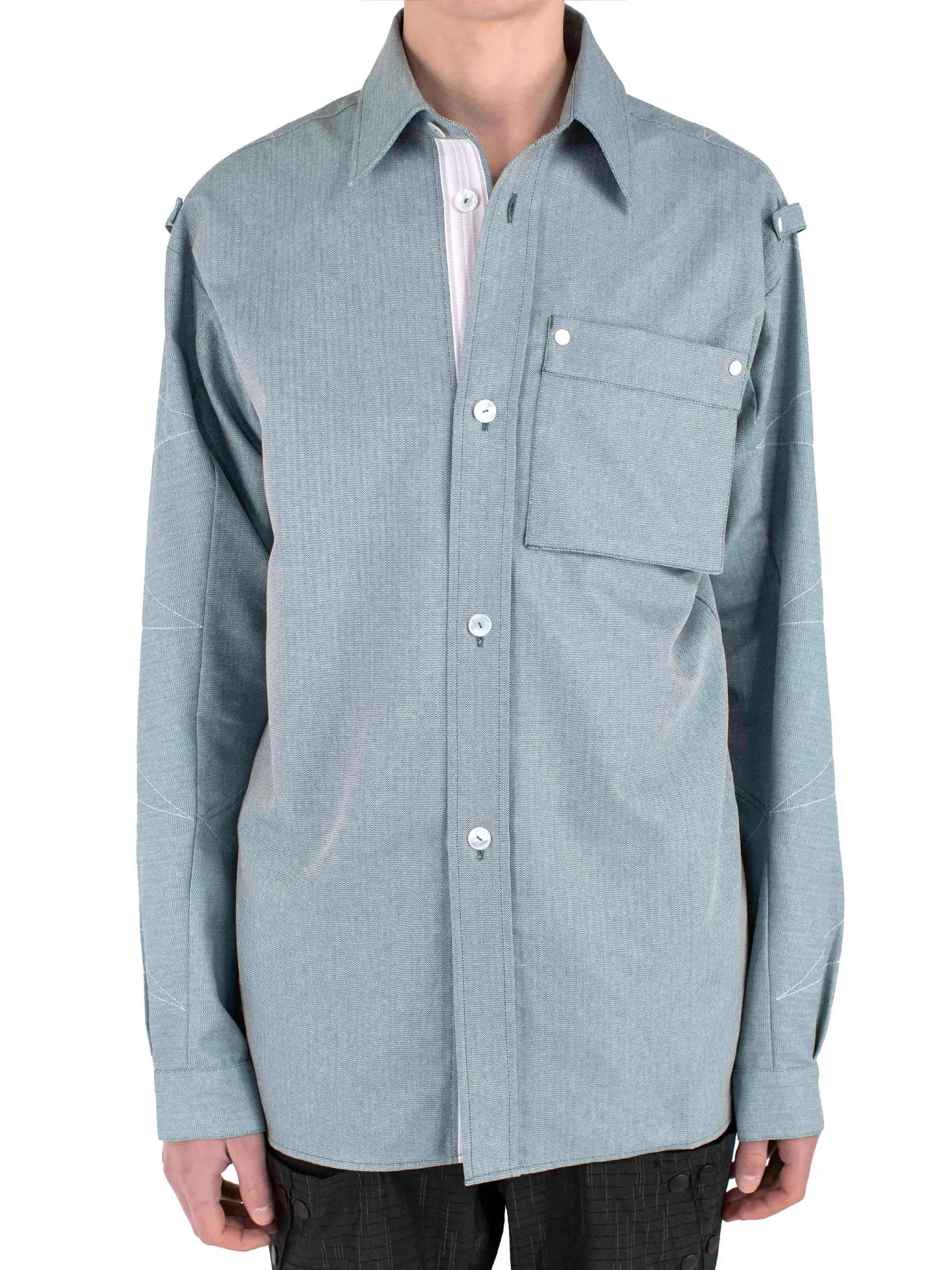 KIKO KOSTADINOV SOLVA SHIRT - EVERGREEN