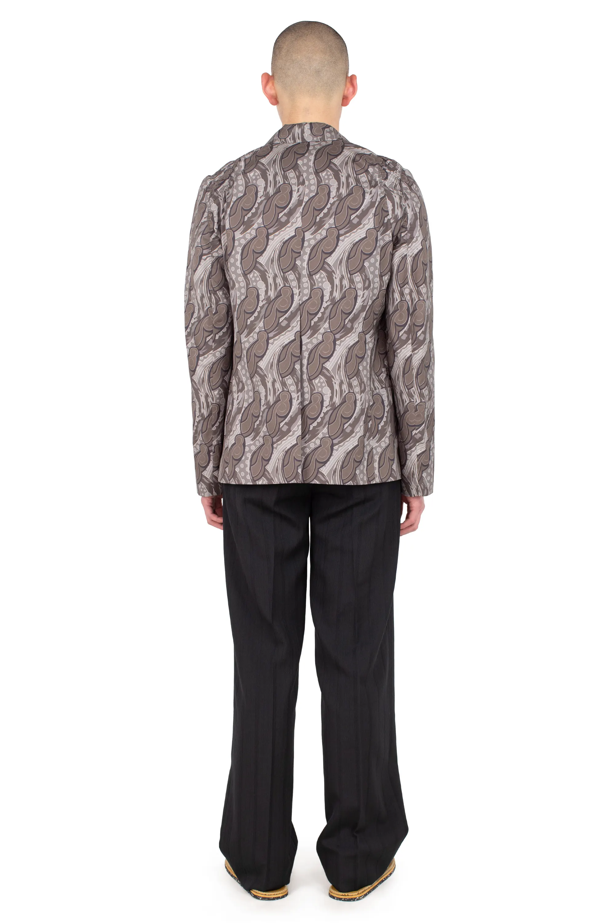 KIKO KOSTADINOV TARHOS PLEATED TROUSER - MIDNIGHT BLACK
