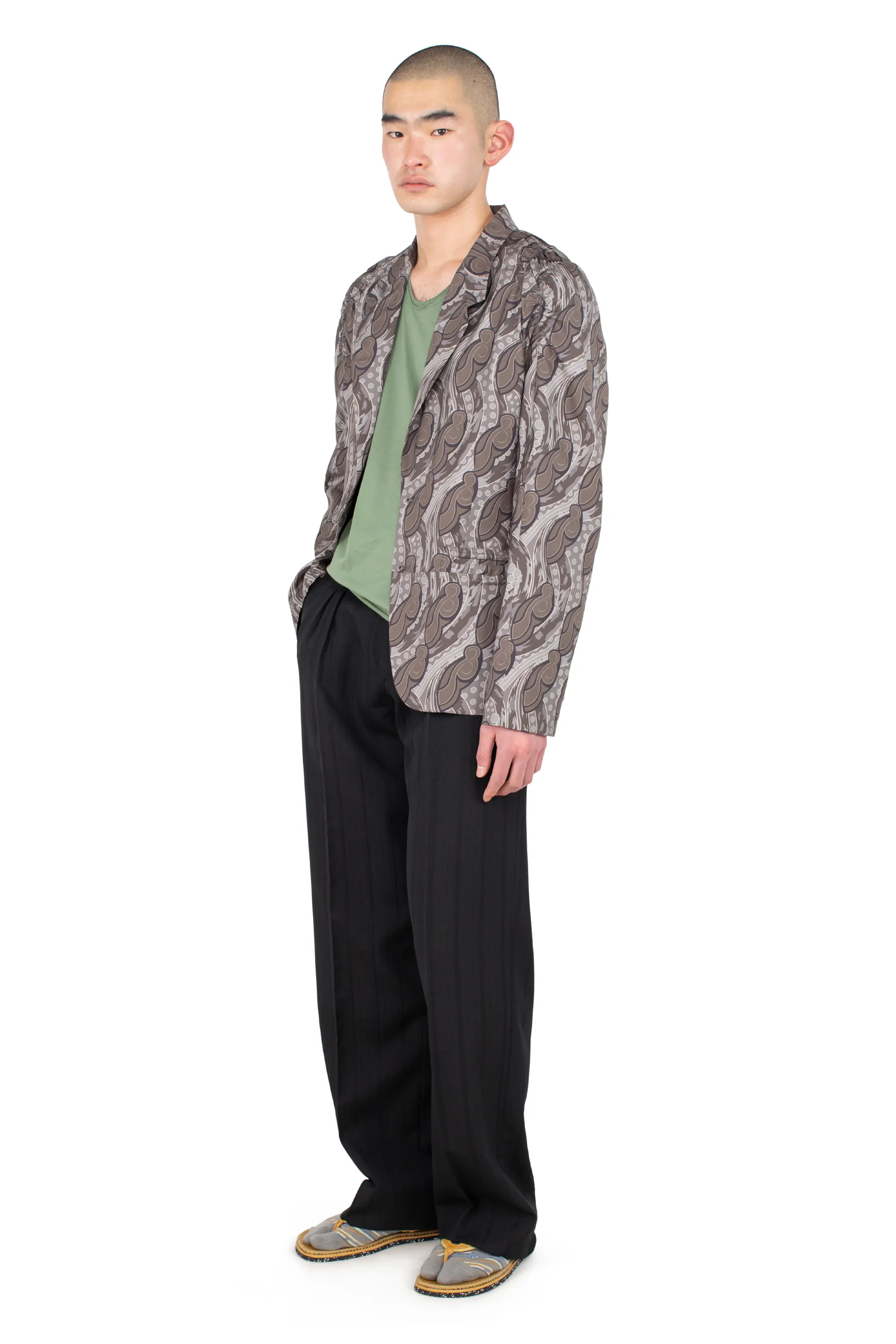 KIKO KOSTADINOV TARHOS PLEATED TROUSER - MIDNIGHT BLACK