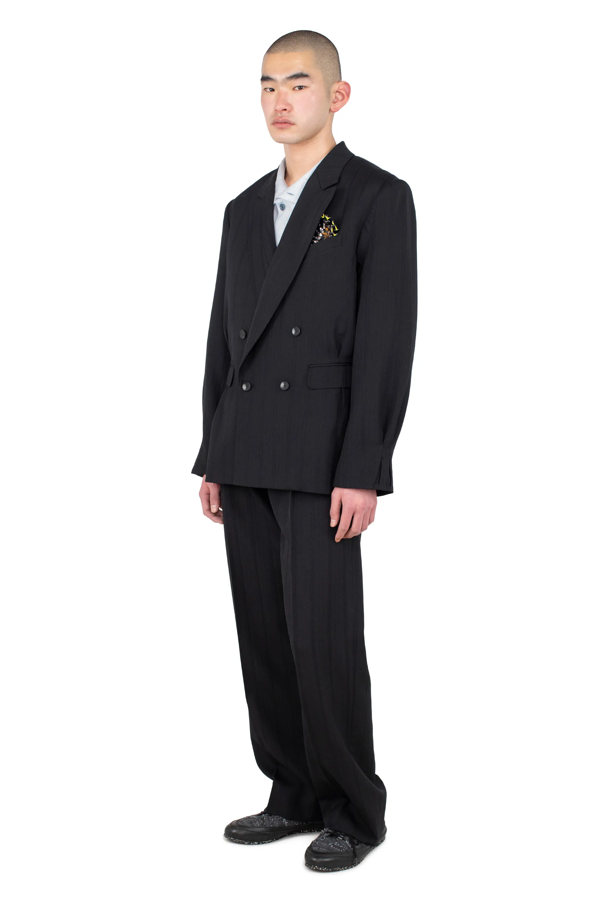 KIKO KOSTADINOV TARHOS TAILORED JACKET - MIDNIGHT BLACK