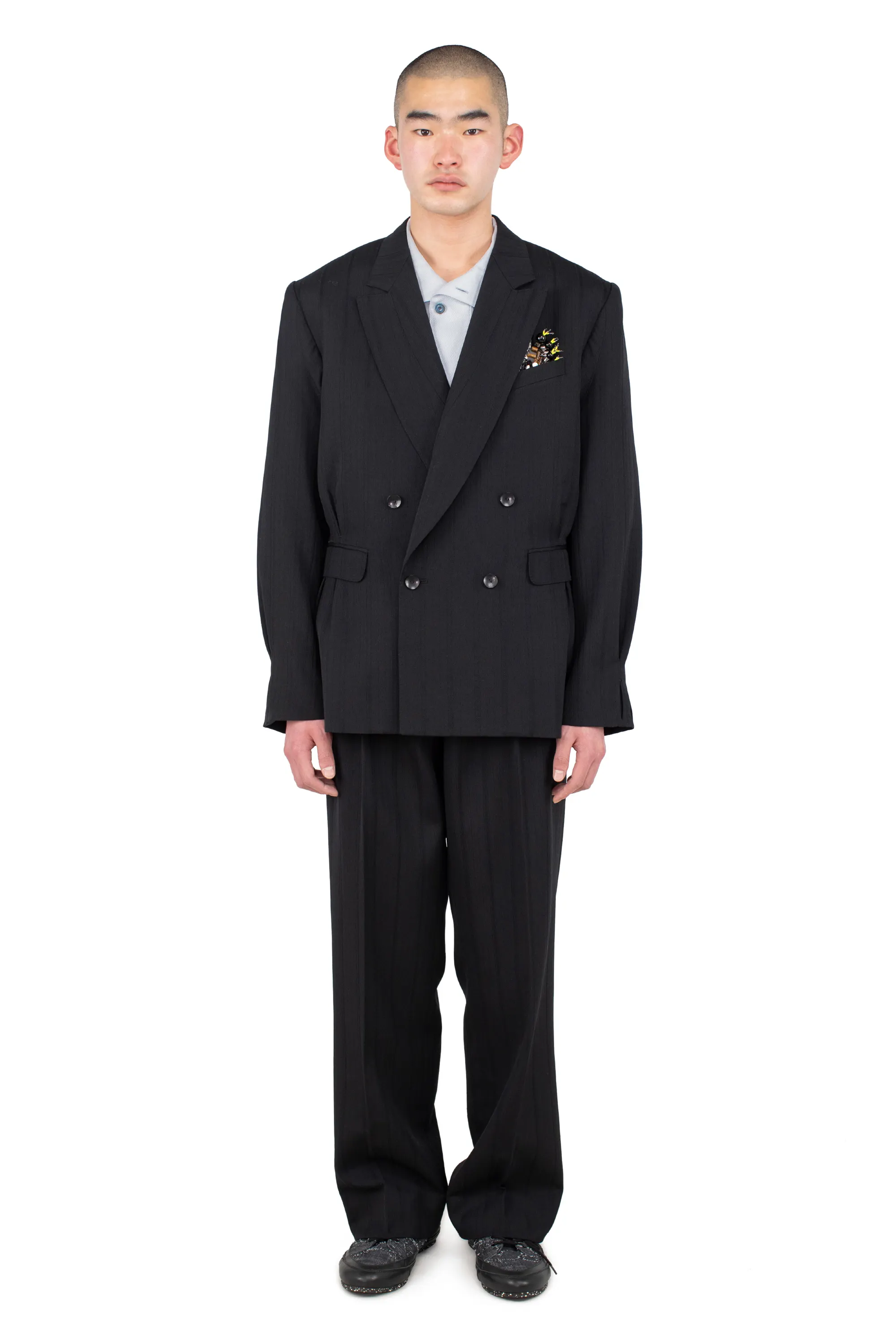 KIKO KOSTADINOV TARHOS TAILORED JACKET - MIDNIGHT BLACK
